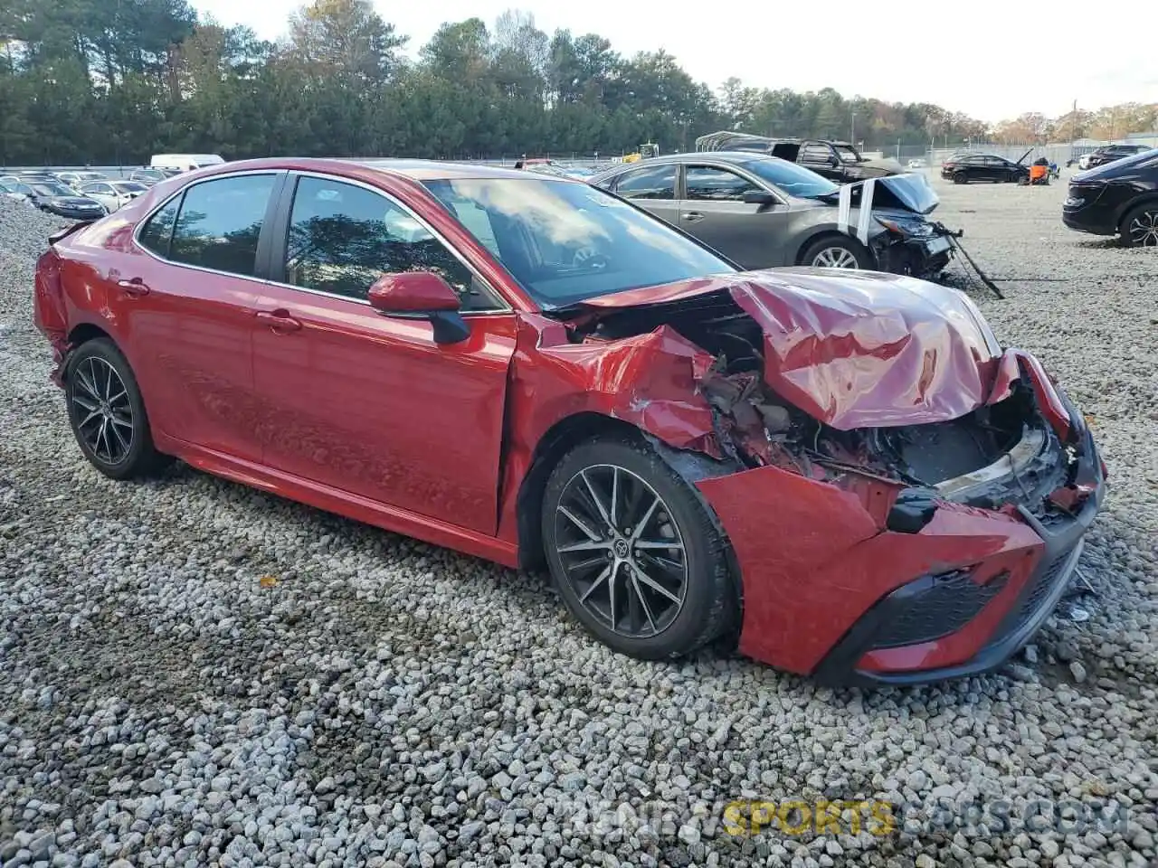 4 Photograph of a damaged car 4T1G11AK3NU019574 TOYOTA CAMRY 2022