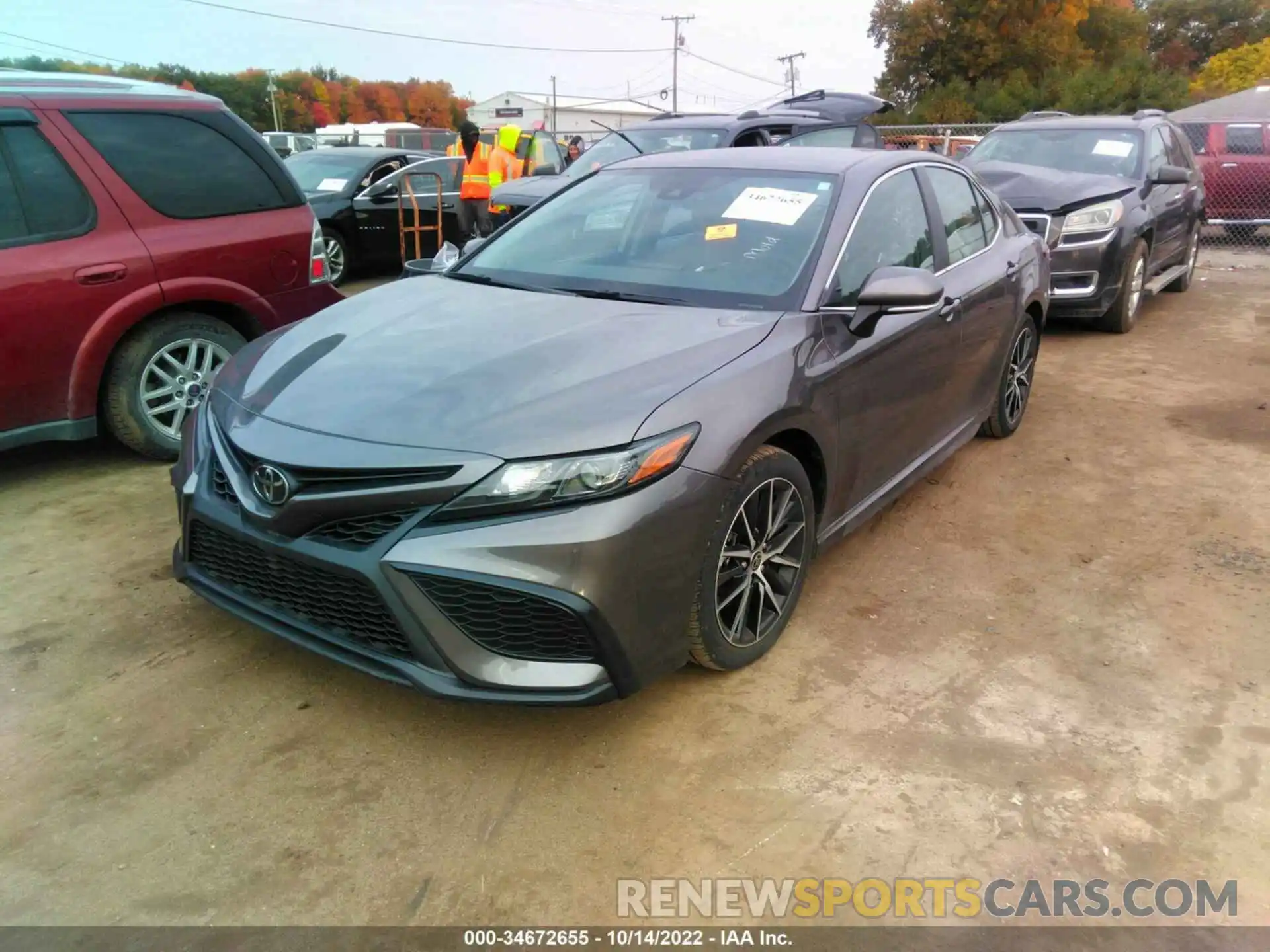 2 Photograph of a damaged car 4T1G11AK3NU027237 TOYOTA CAMRY 2022