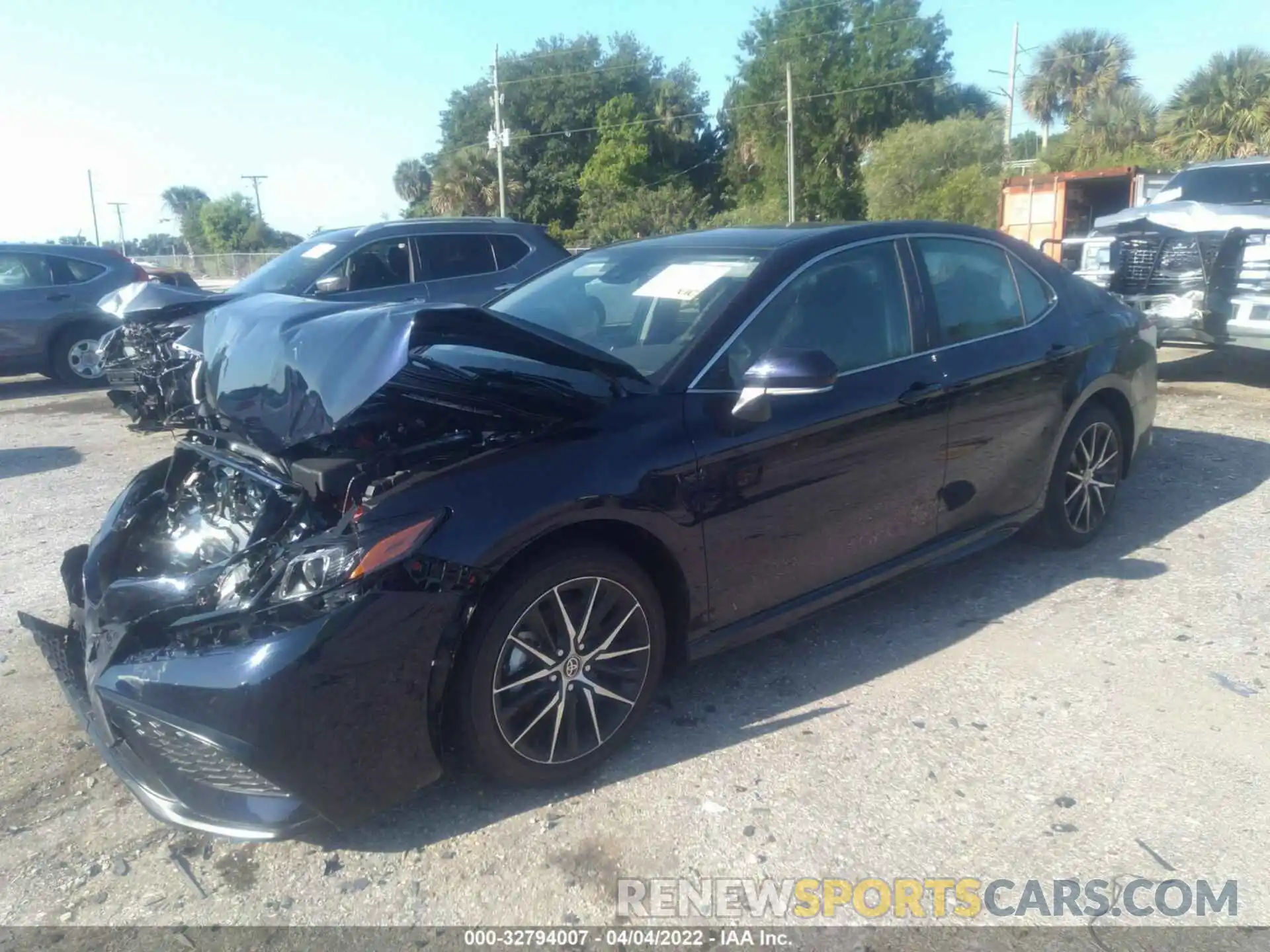 2 Photograph of a damaged car 4T1G11AK3NU499891 TOYOTA CAMRY 2022