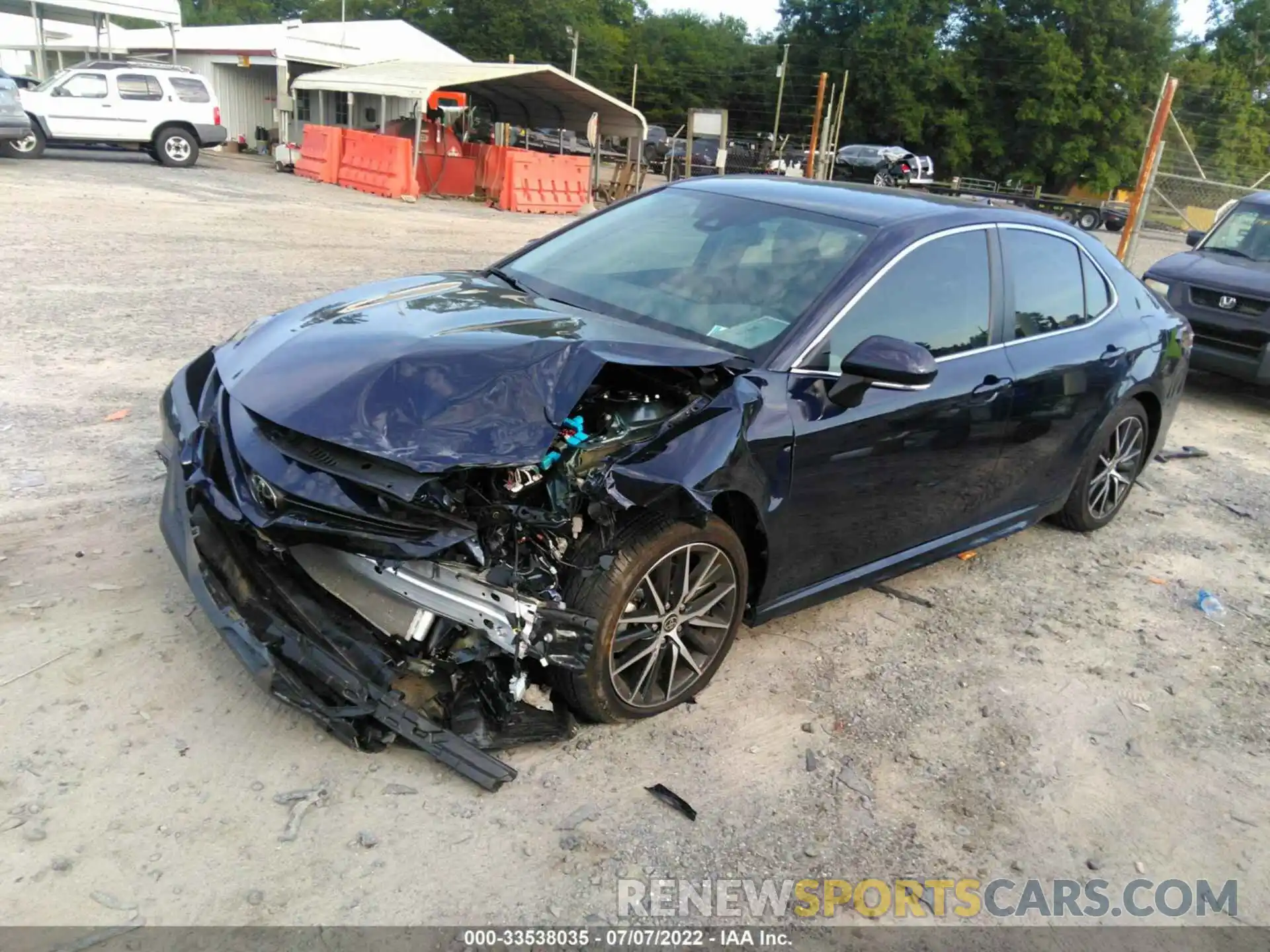 2 Photograph of a damaged car 4T1G11AK3NU628633 TOYOTA CAMRY 2022