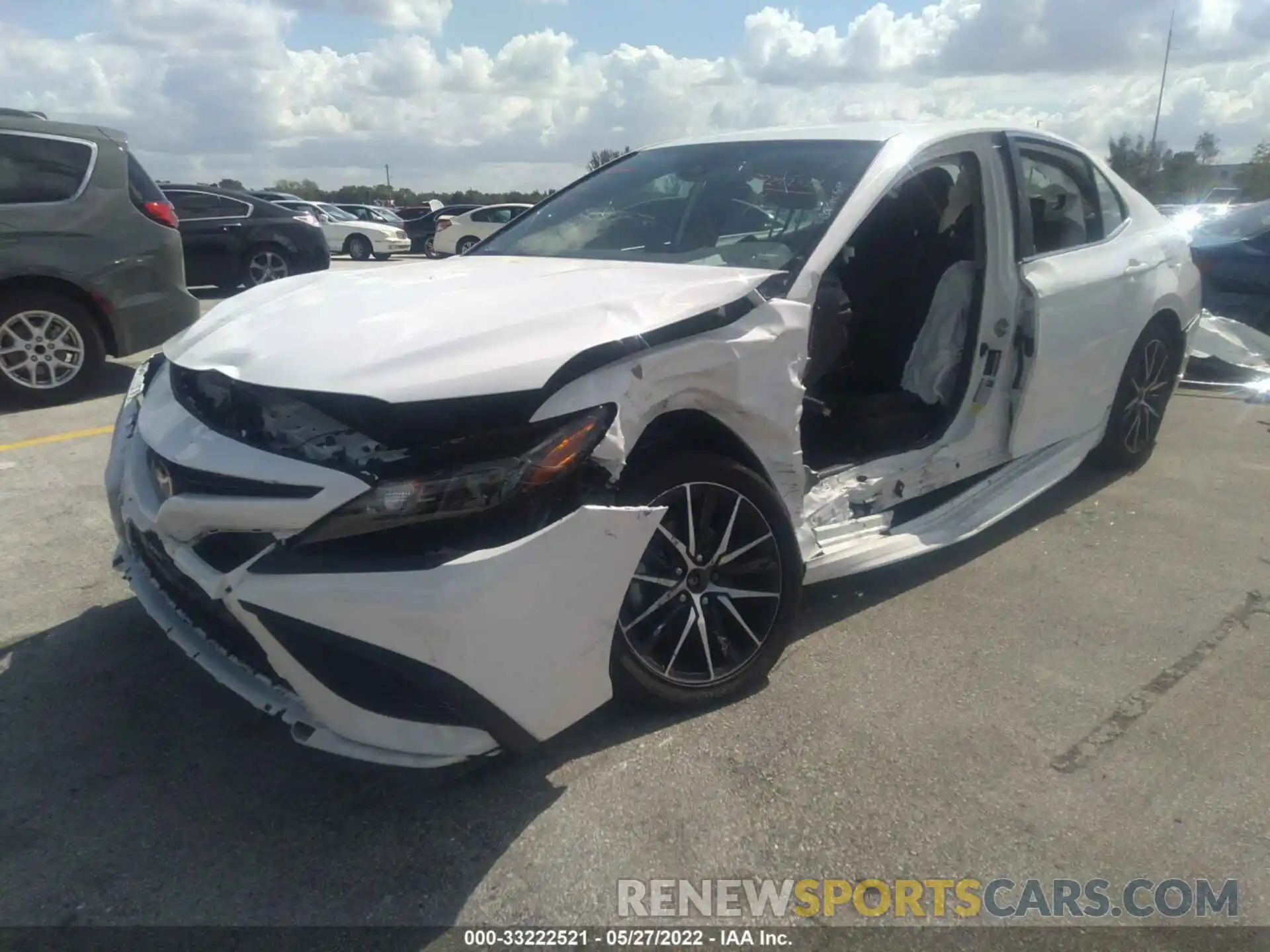 2 Photograph of a damaged car 4T1G11AK3NU643861 TOYOTA CAMRY 2022