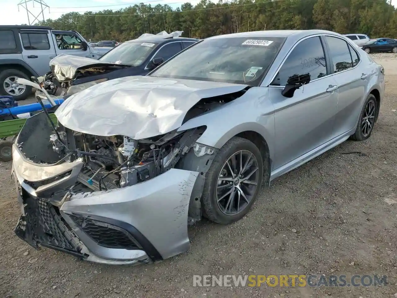 2 Photograph of a damaged car 4T1G11AK3NU649384 TOYOTA CAMRY 2022