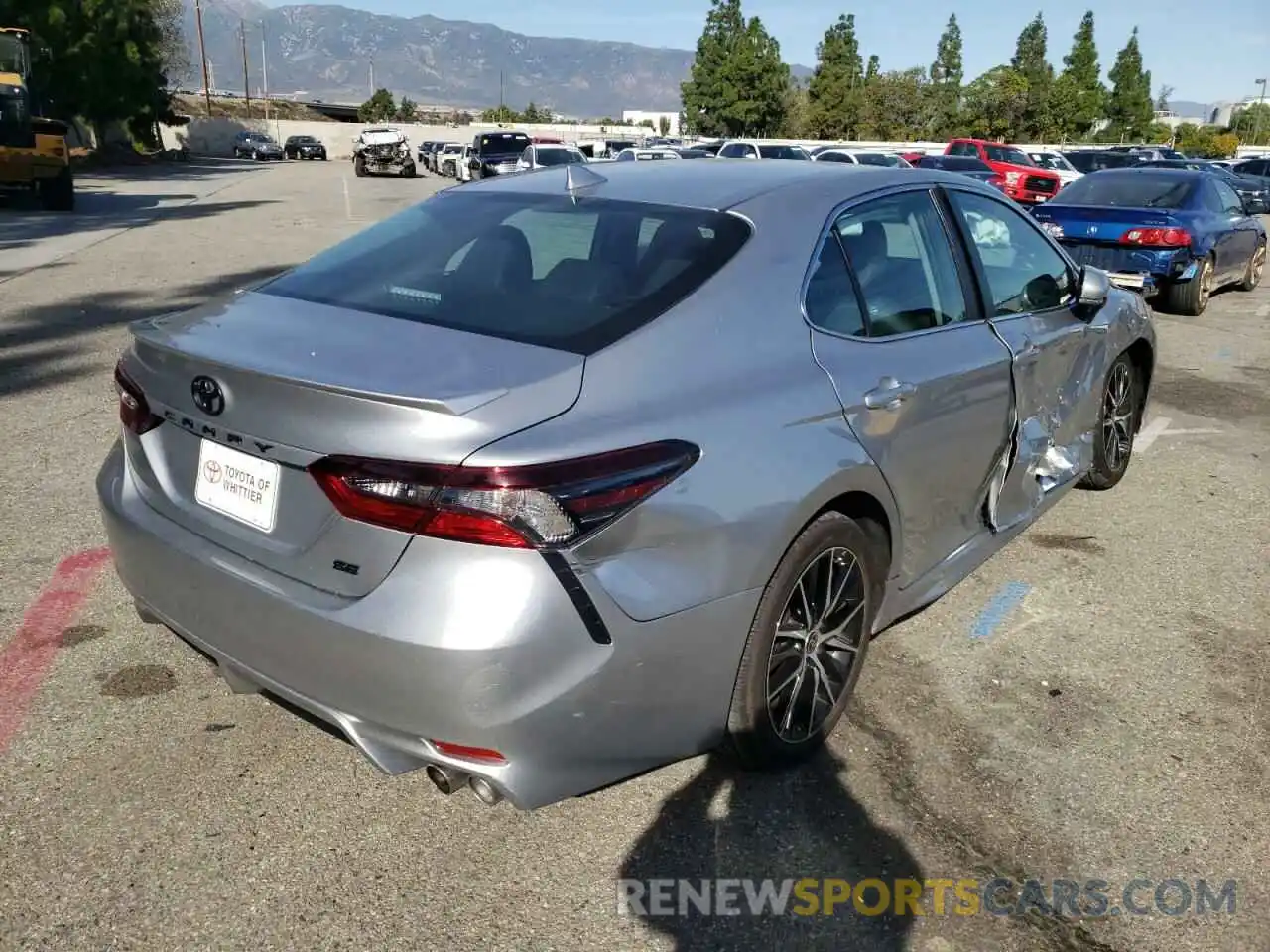 4 Photograph of a damaged car 4T1G11AK3NU696169 TOYOTA CAMRY 2022