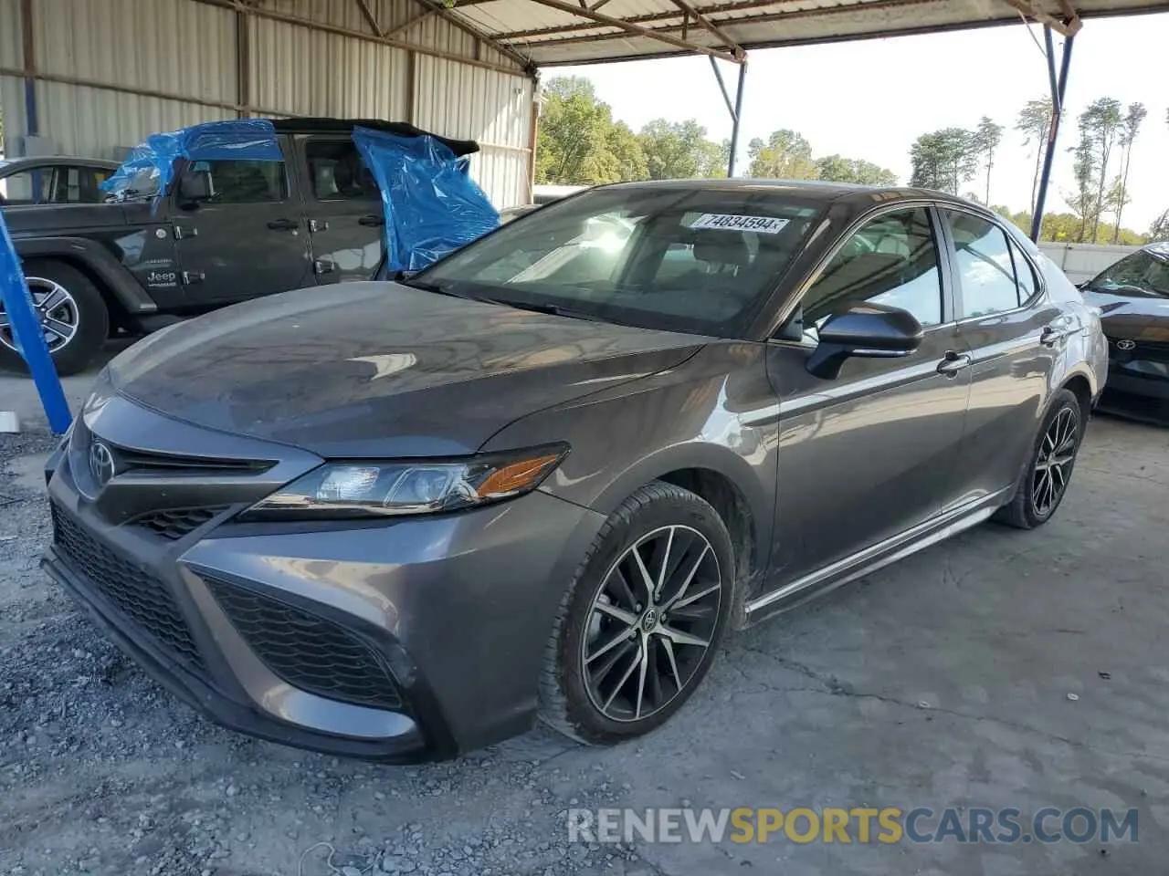 1 Photograph of a damaged car 4T1G11AK3NU712208 TOYOTA CAMRY 2022