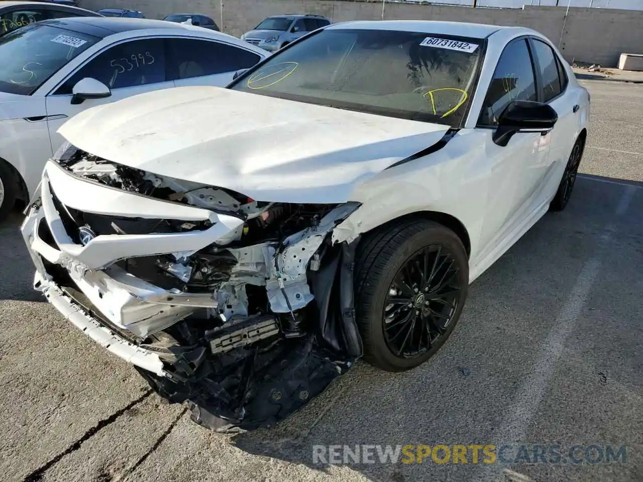 2 Photograph of a damaged car 4T1G11AK4NU058755 TOYOTA CAMRY 2022