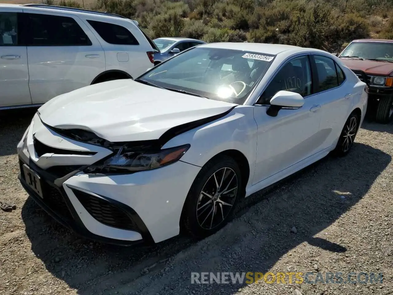 2 Photograph of a damaged car 4T1G11AK4NU670857 TOYOTA CAMRY 2022