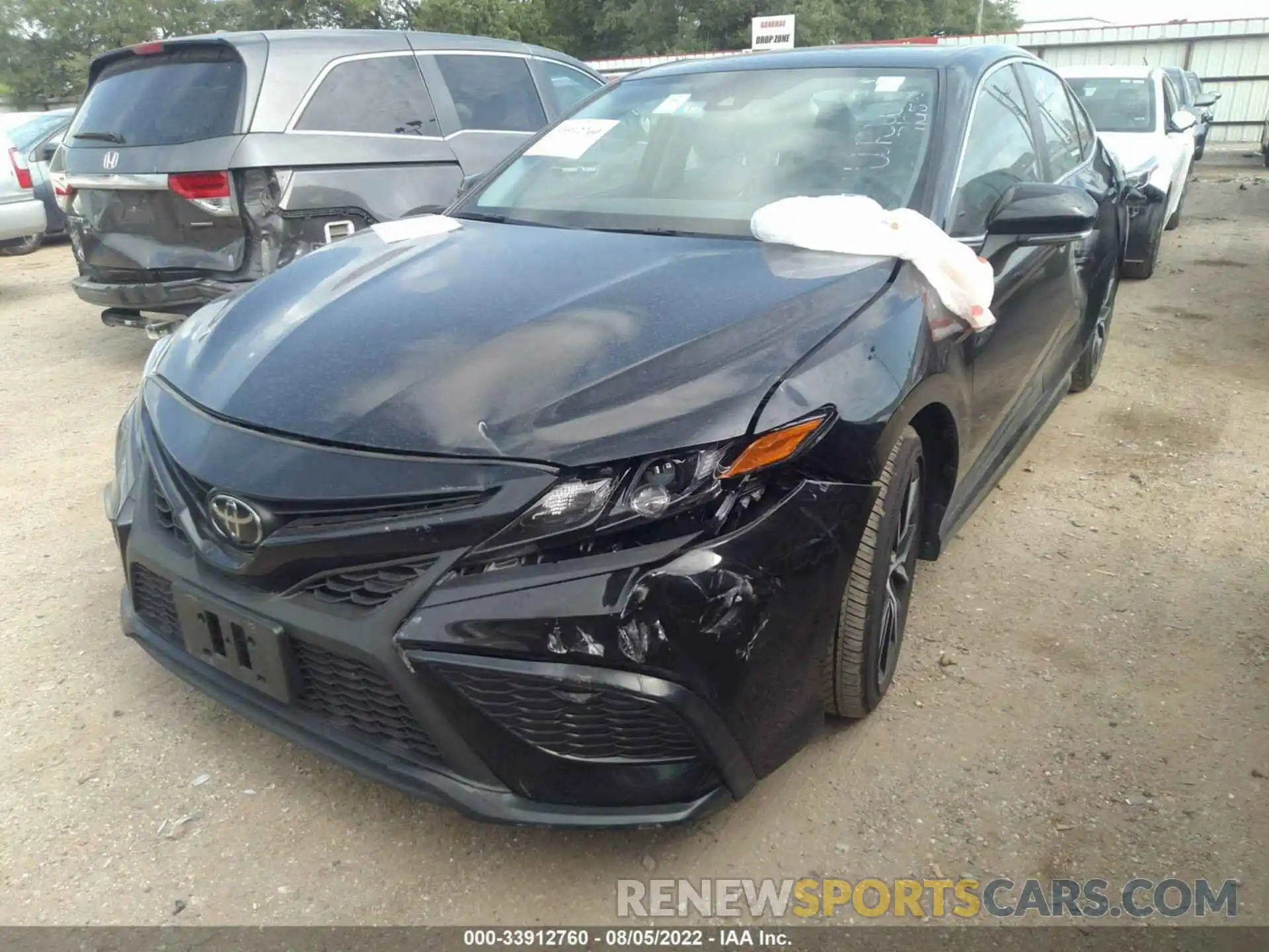 2 Photograph of a damaged car 4T1G11AK4NU674682 TOYOTA CAMRY 2022