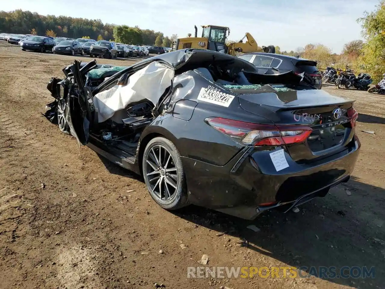 3 Photograph of a damaged car 4T1G11AK4NU693930 TOYOTA CAMRY 2022