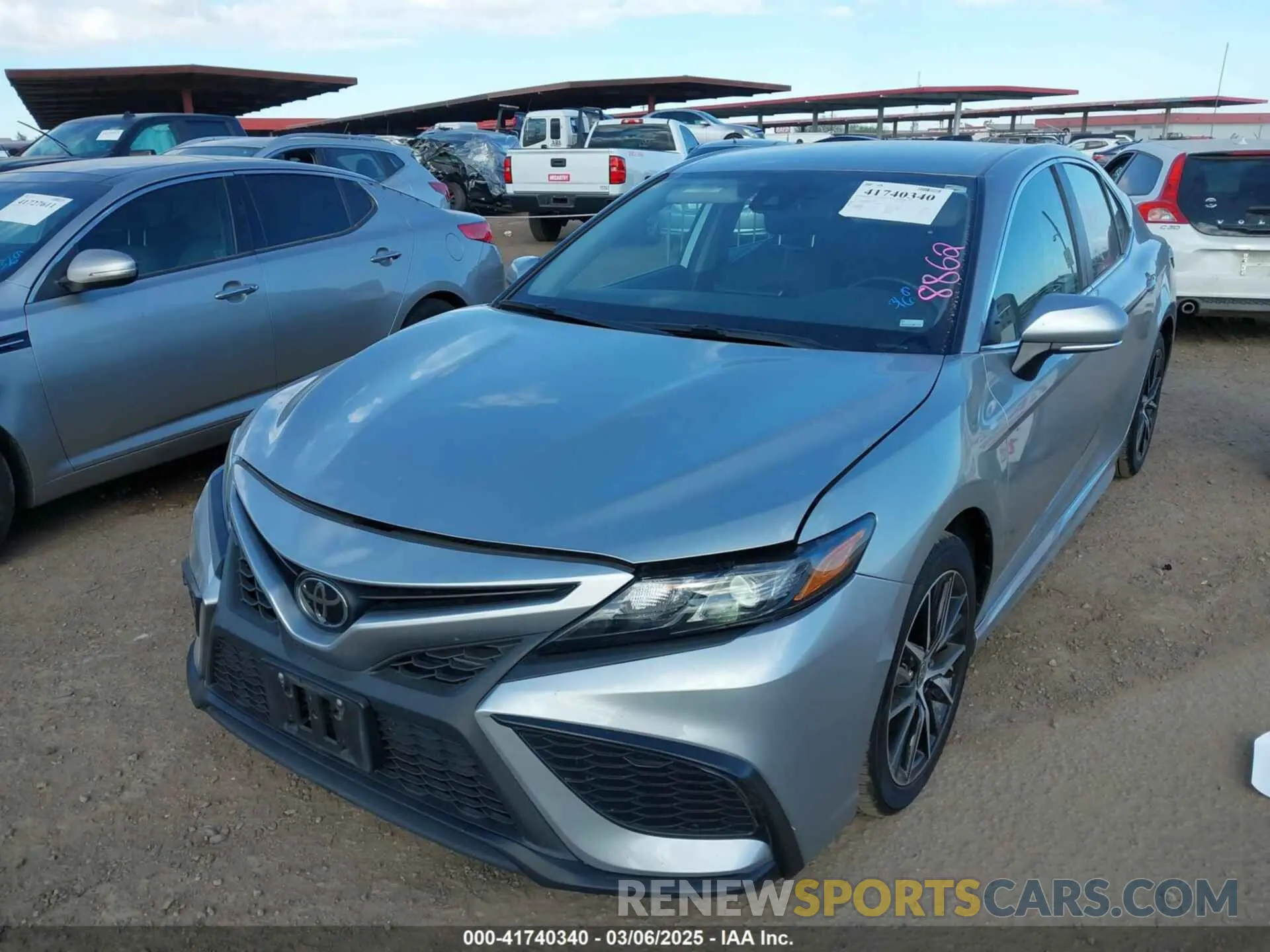 2 Photograph of a damaged car 4T1G11AK4NU708037 TOYOTA CAMRY 2022