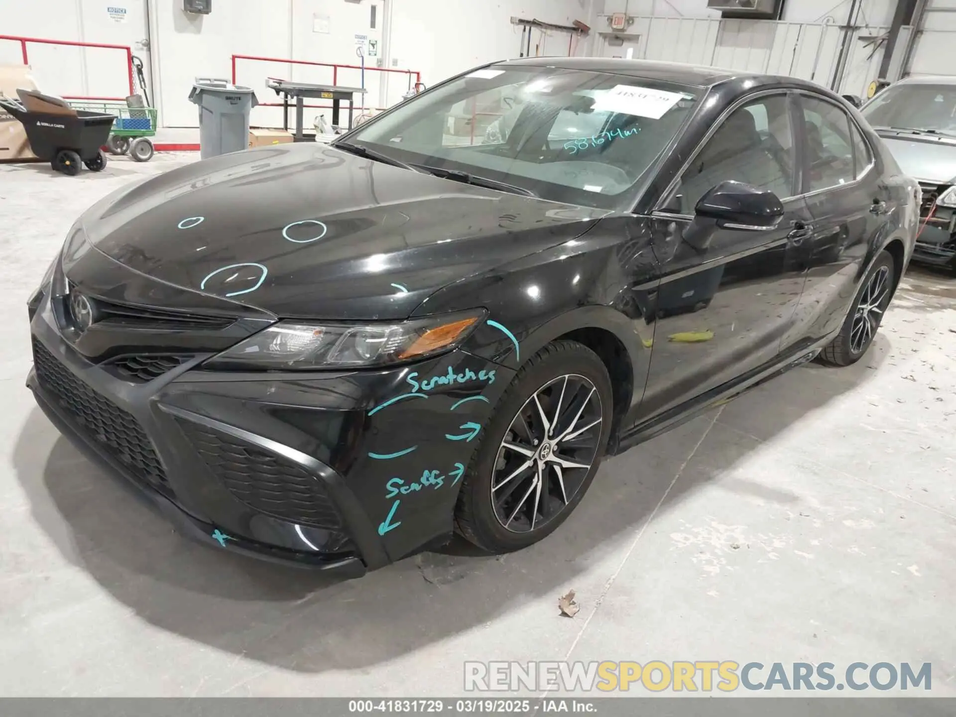 2 Photograph of a damaged car 4T1G11AK4NU713626 TOYOTA CAMRY 2022
