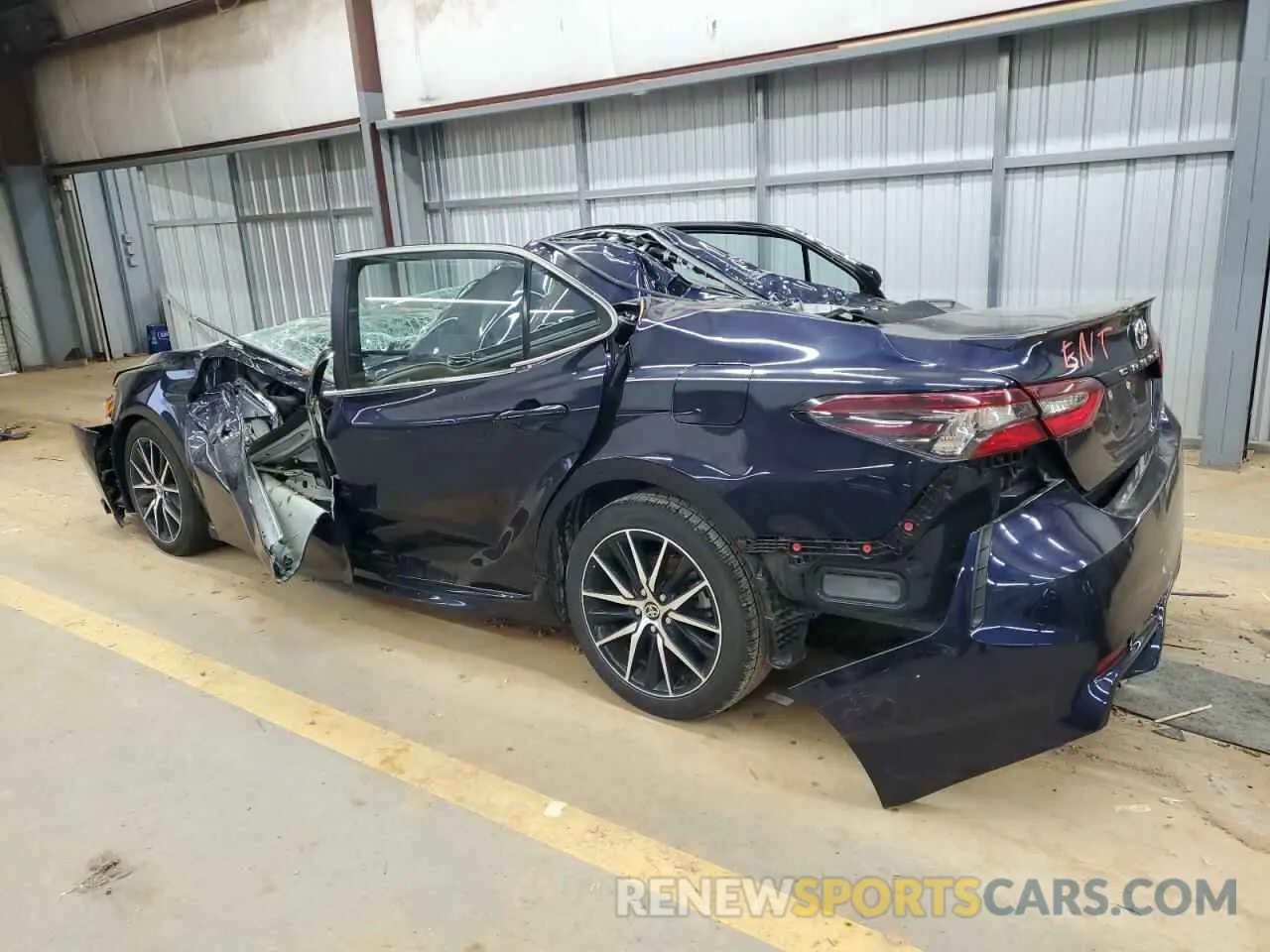 2 Photograph of a damaged car 4T1G11AK5NU014506 TOYOTA CAMRY 2022