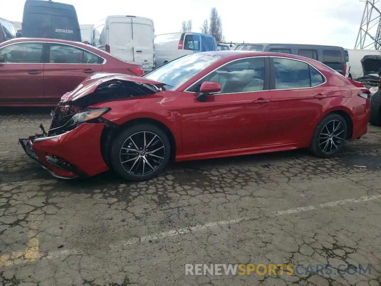 1 Photograph of a damaged car 4T1G11AK5NU060417 TOYOTA CAMRY 2022