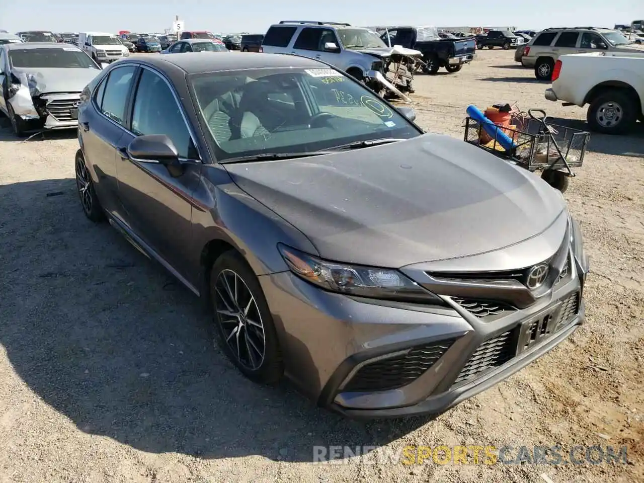 1 Photograph of a damaged car 4T1G11AK5NU651766 TOYOTA CAMRY 2022