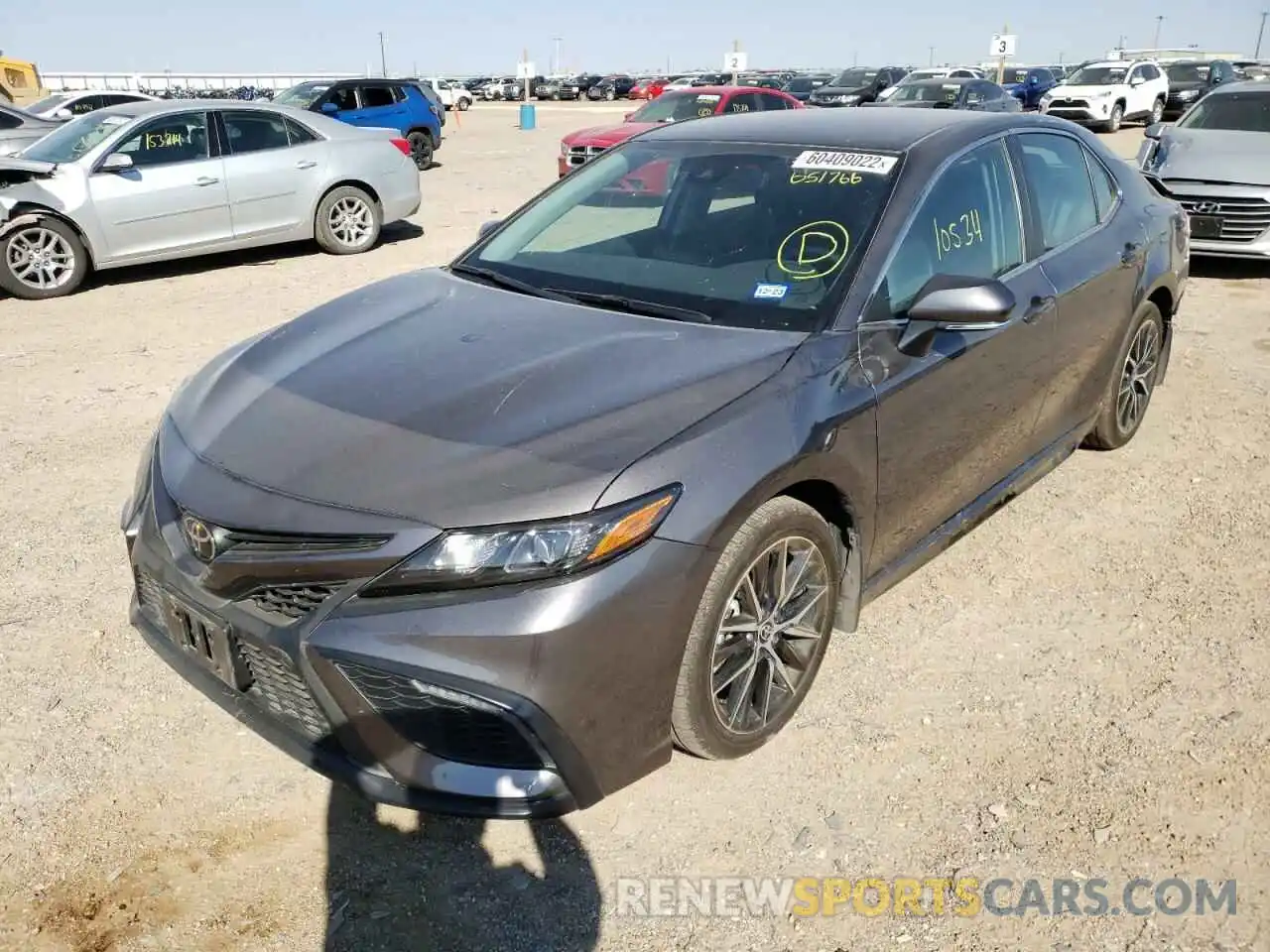 2 Photograph of a damaged car 4T1G11AK5NU651766 TOYOTA CAMRY 2022