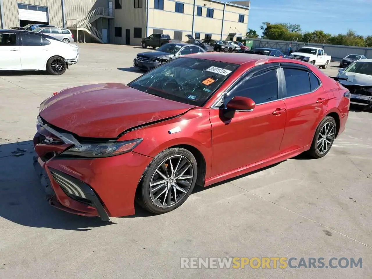 1 Photograph of a damaged car 4T1G11AK6NU016927 TOYOTA CAMRY 2022