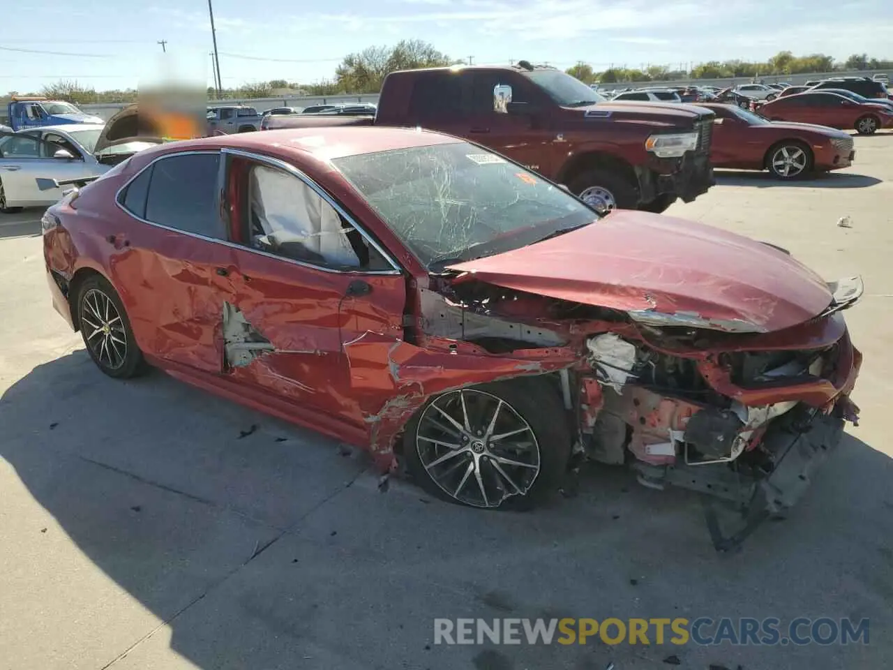 4 Photograph of a damaged car 4T1G11AK6NU016927 TOYOTA CAMRY 2022