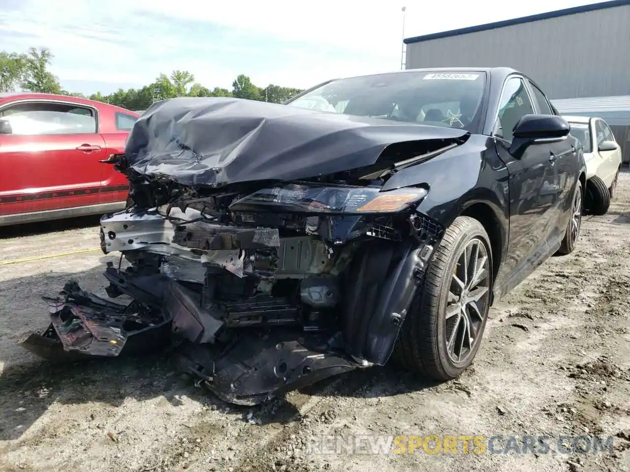 2 Photograph of a damaged car 4T1G11AK6NU042833 TOYOTA CAMRY 2022