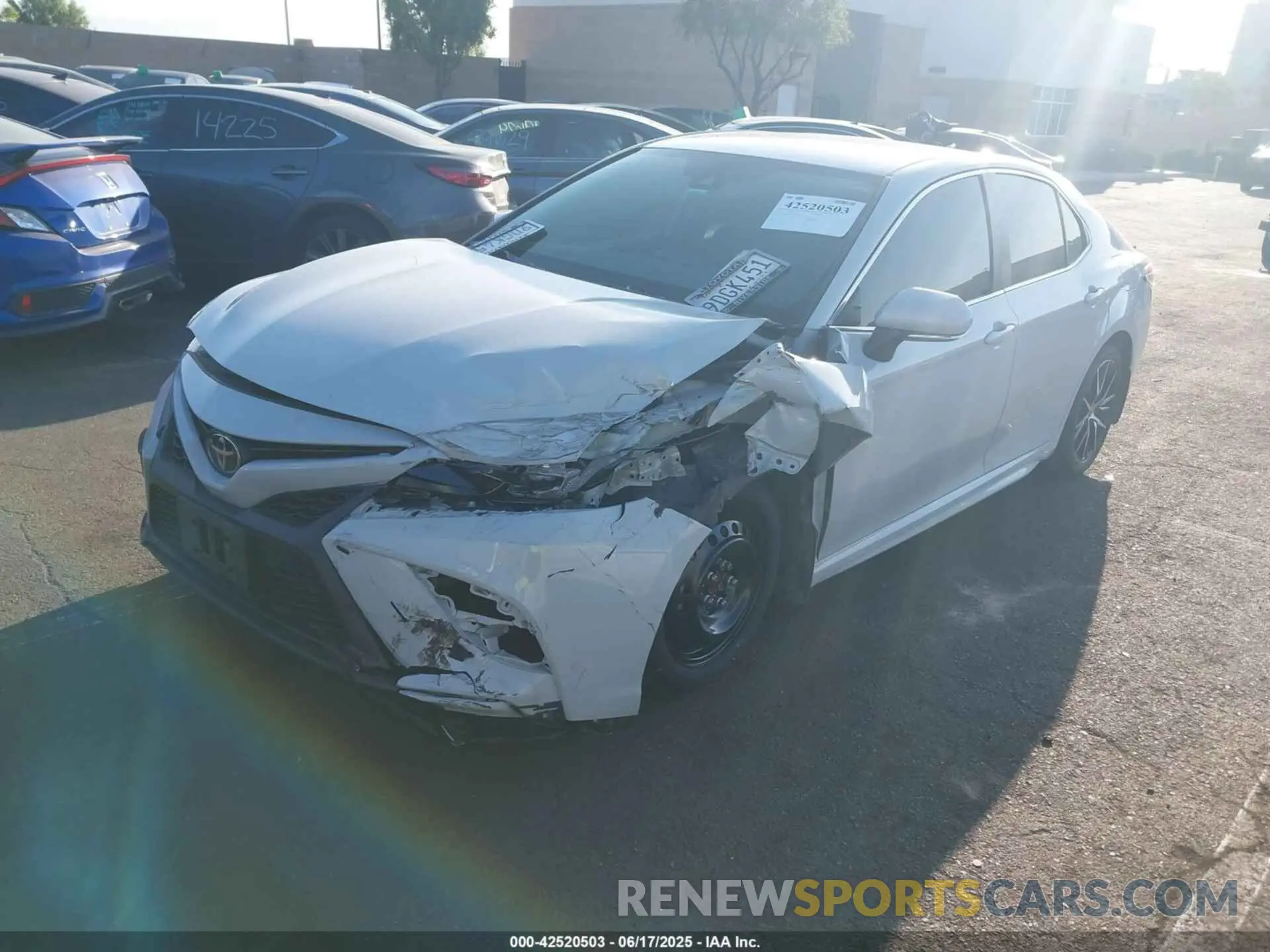 2 Photograph of a damaged car 4T1G11AK6NU071071 TOYOTA CAMRY 2022