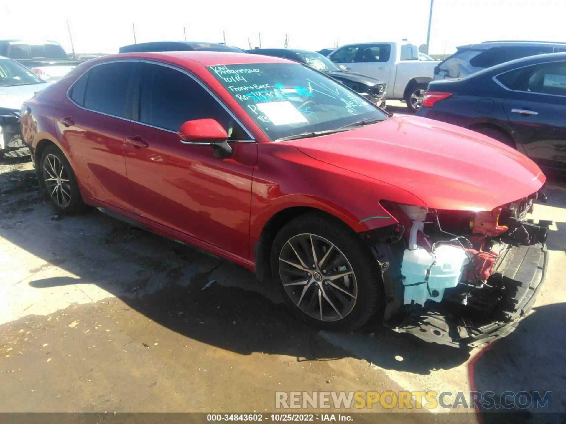 1 Photograph of a damaged car 4T1G11AK6NU072009 TOYOTA CAMRY 2022