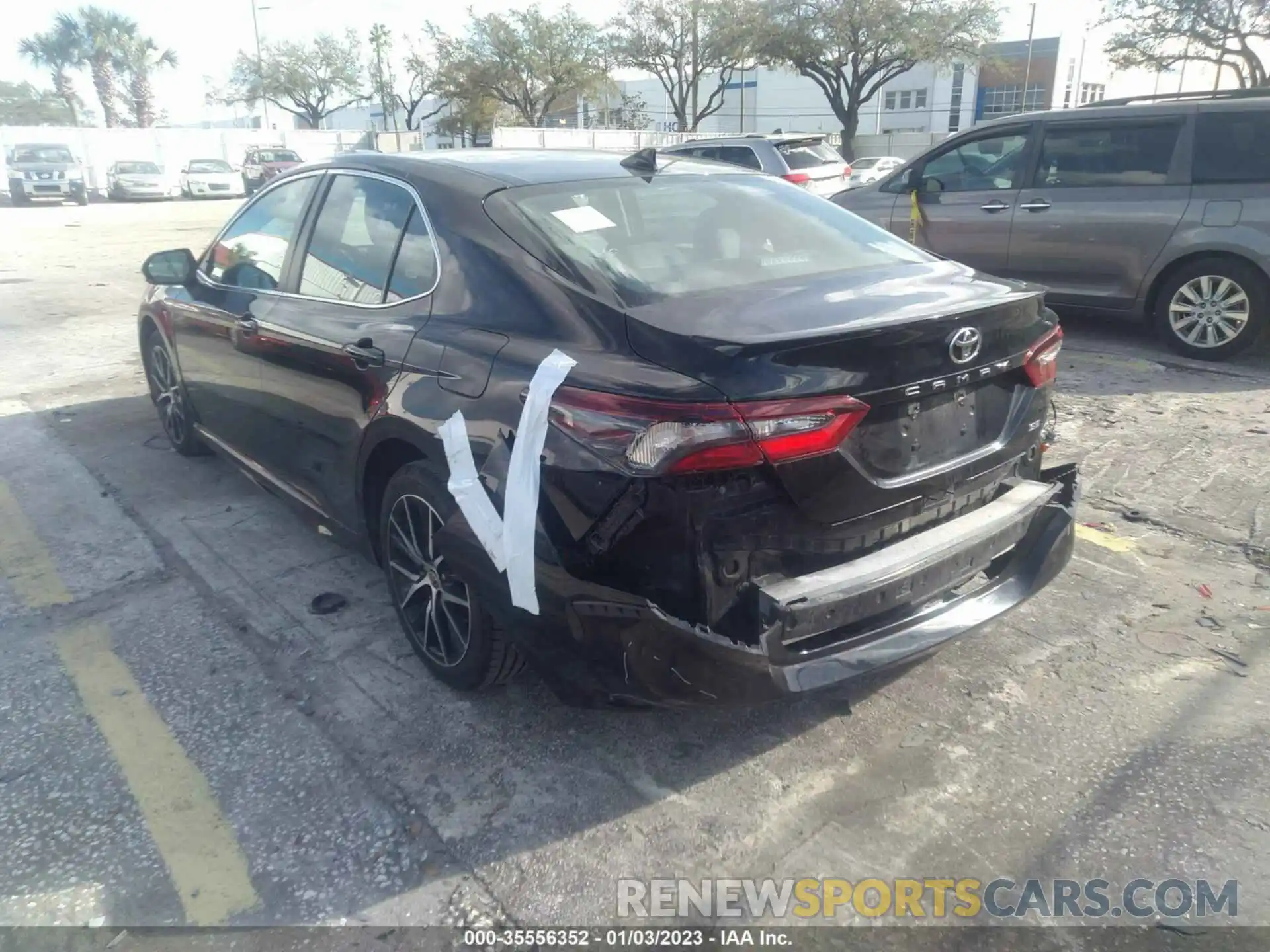 3 Photograph of a damaged car 4T1G11AK6NU636029 TOYOTA CAMRY 2022