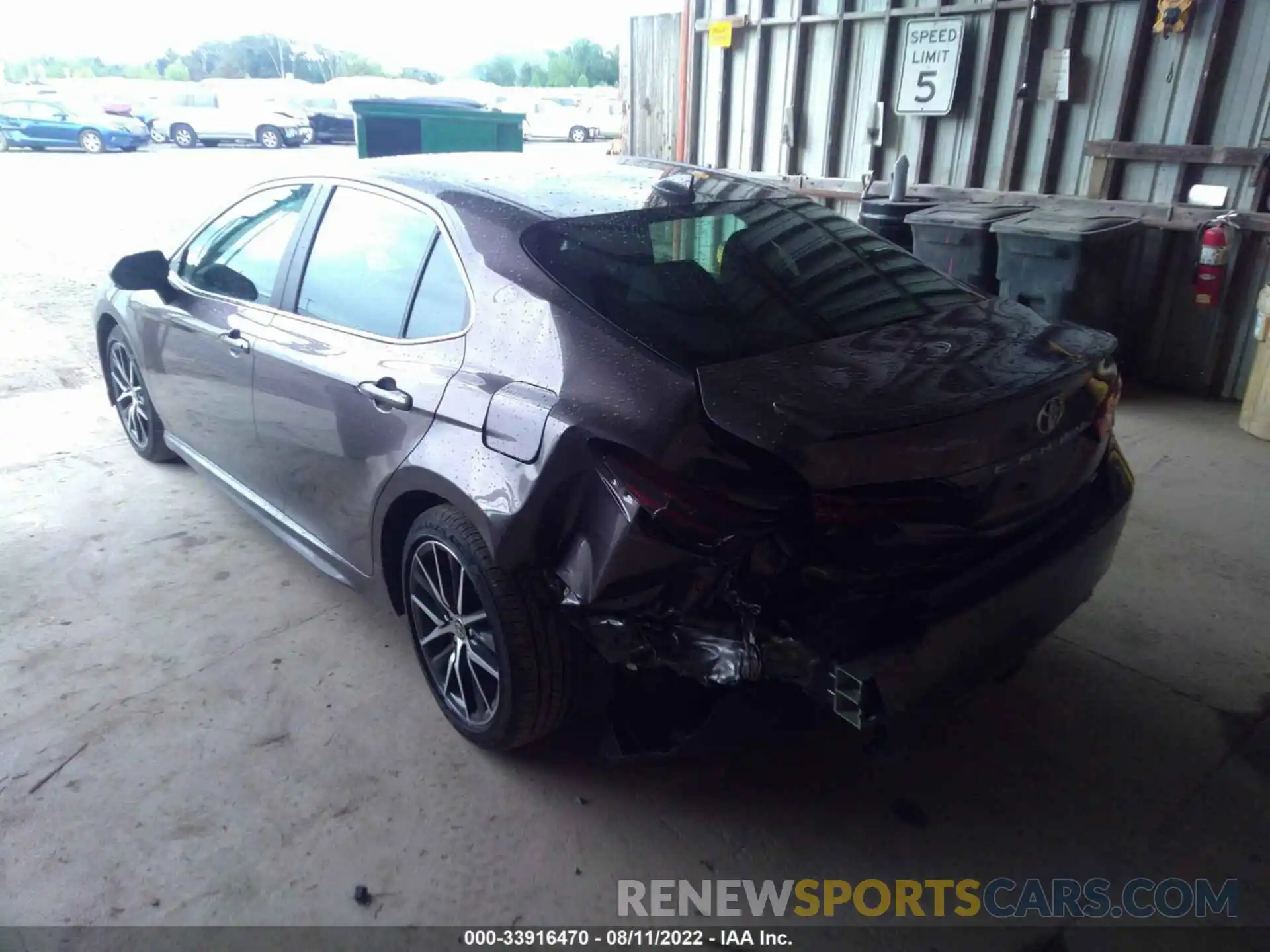 3 Photograph of a damaged car 4T1G11AK6NU651999 TOYOTA CAMRY 2022