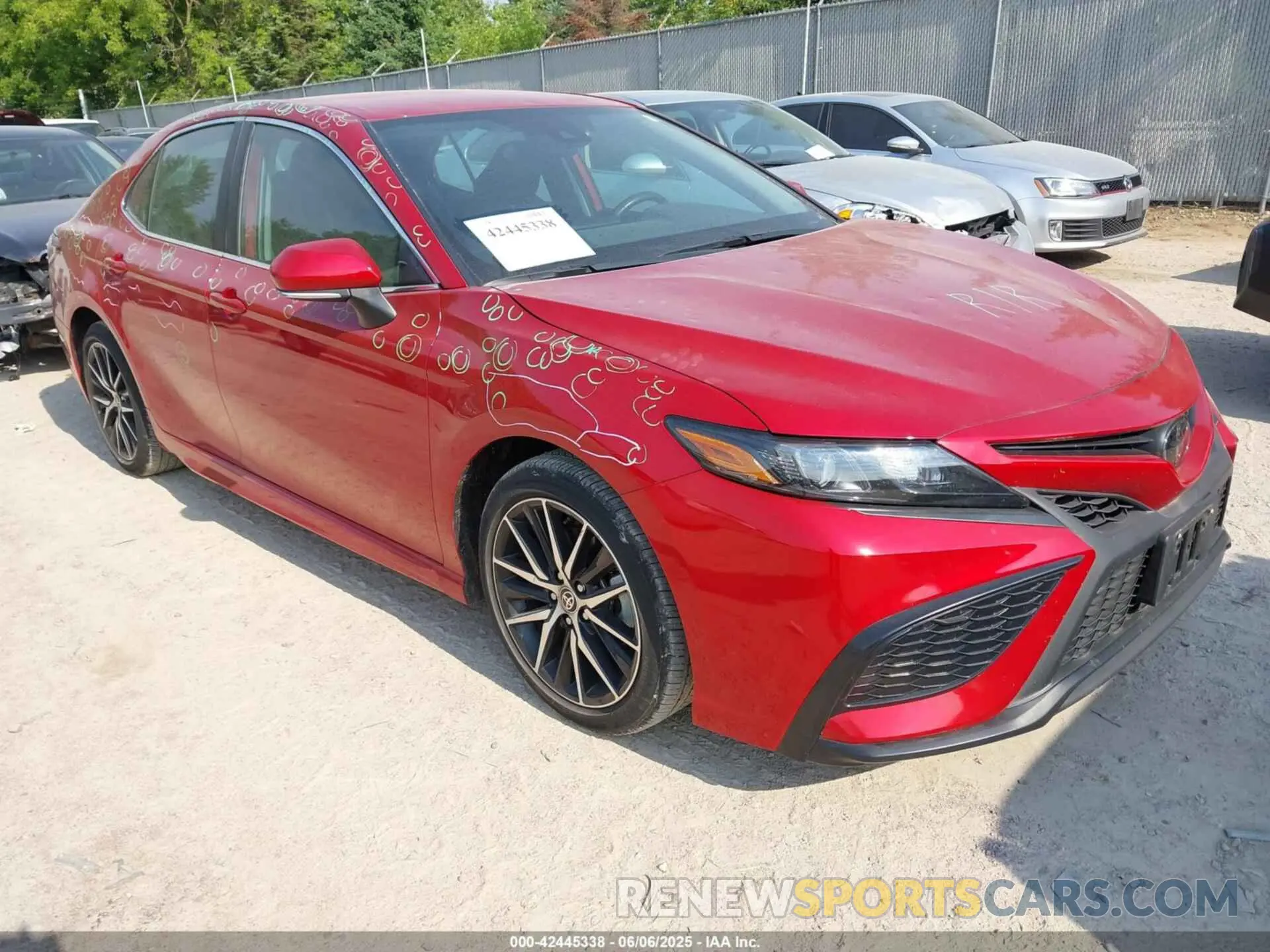 1 Photograph of a damaged car 4T1G11AK7NU007959 TOYOTA CAMRY 2022