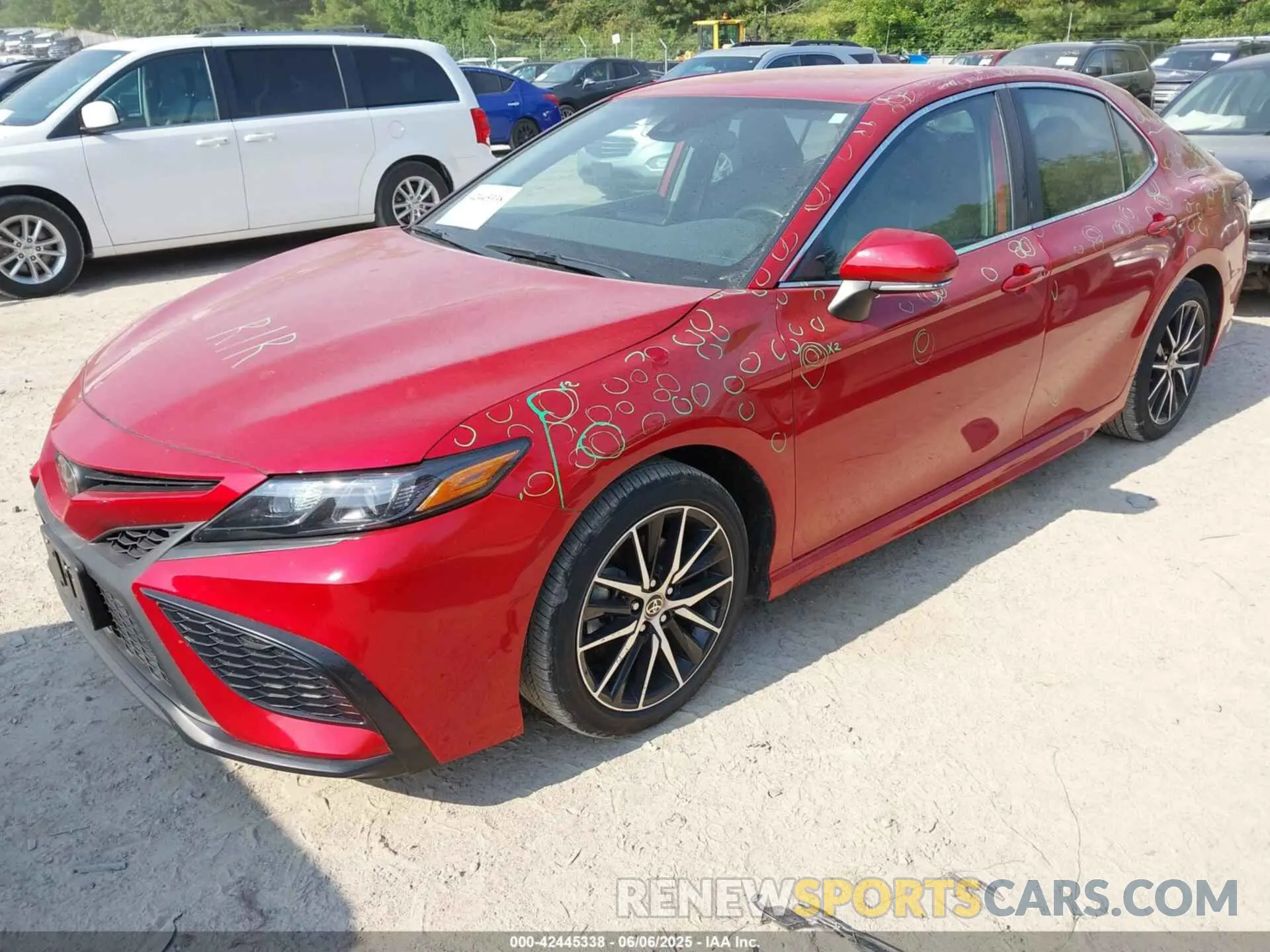 2 Photograph of a damaged car 4T1G11AK7NU007959 TOYOTA CAMRY 2022