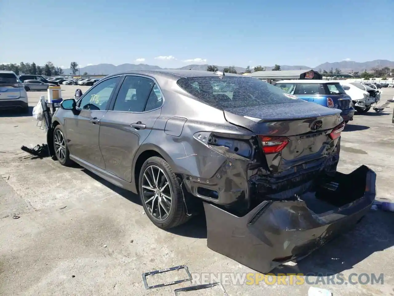 3 Photograph of a damaged car 4T1G11AK7NU019612 TOYOTA CAMRY 2022