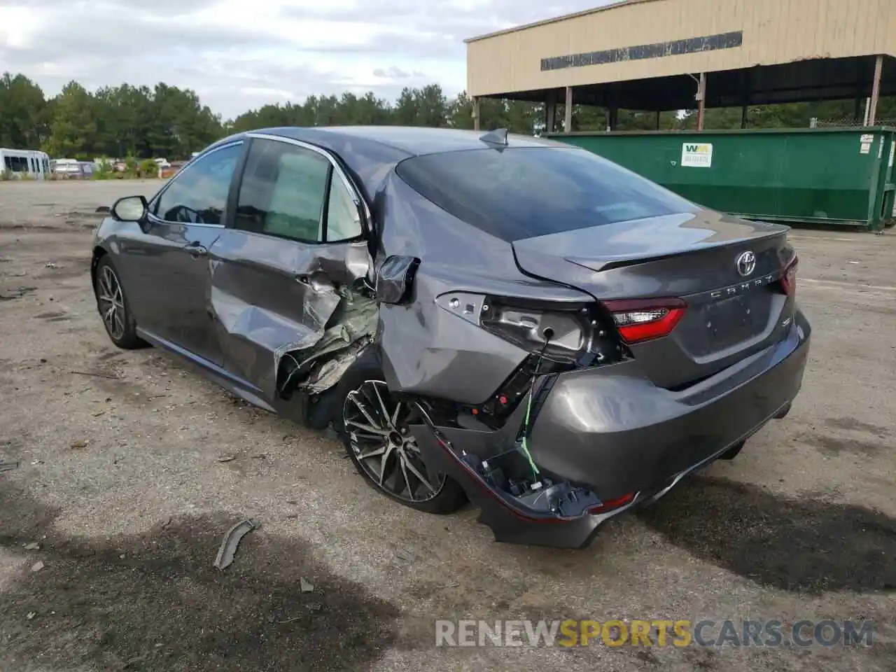 3 Photograph of a damaged car 4T1G11AK7NU036863 TOYOTA CAMRY 2022