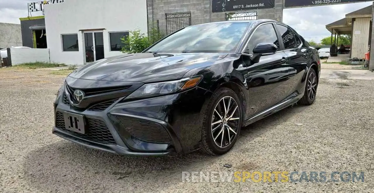 2 Photograph of a damaged car 4T1G11AK7NU059706 TOYOTA CAMRY 2022