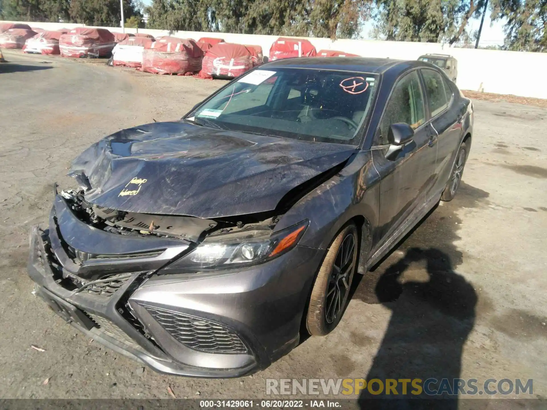 2 Photograph of a damaged car 4T1G11AK7NU618266 TOYOTA CAMRY 2022