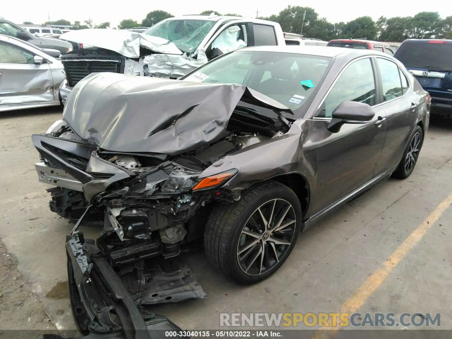 2 Photograph of a damaged car 4T1G11AK7NU619742 TOYOTA CAMRY 2022