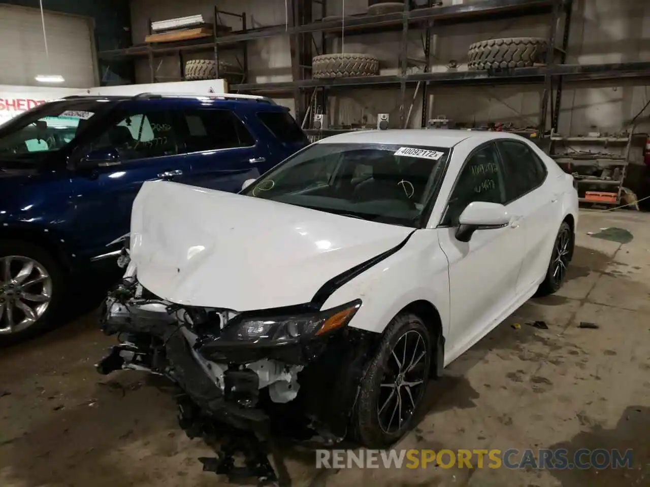 2 Photograph of a damaged car 4T1G11AK7NU633527 TOYOTA CAMRY 2022