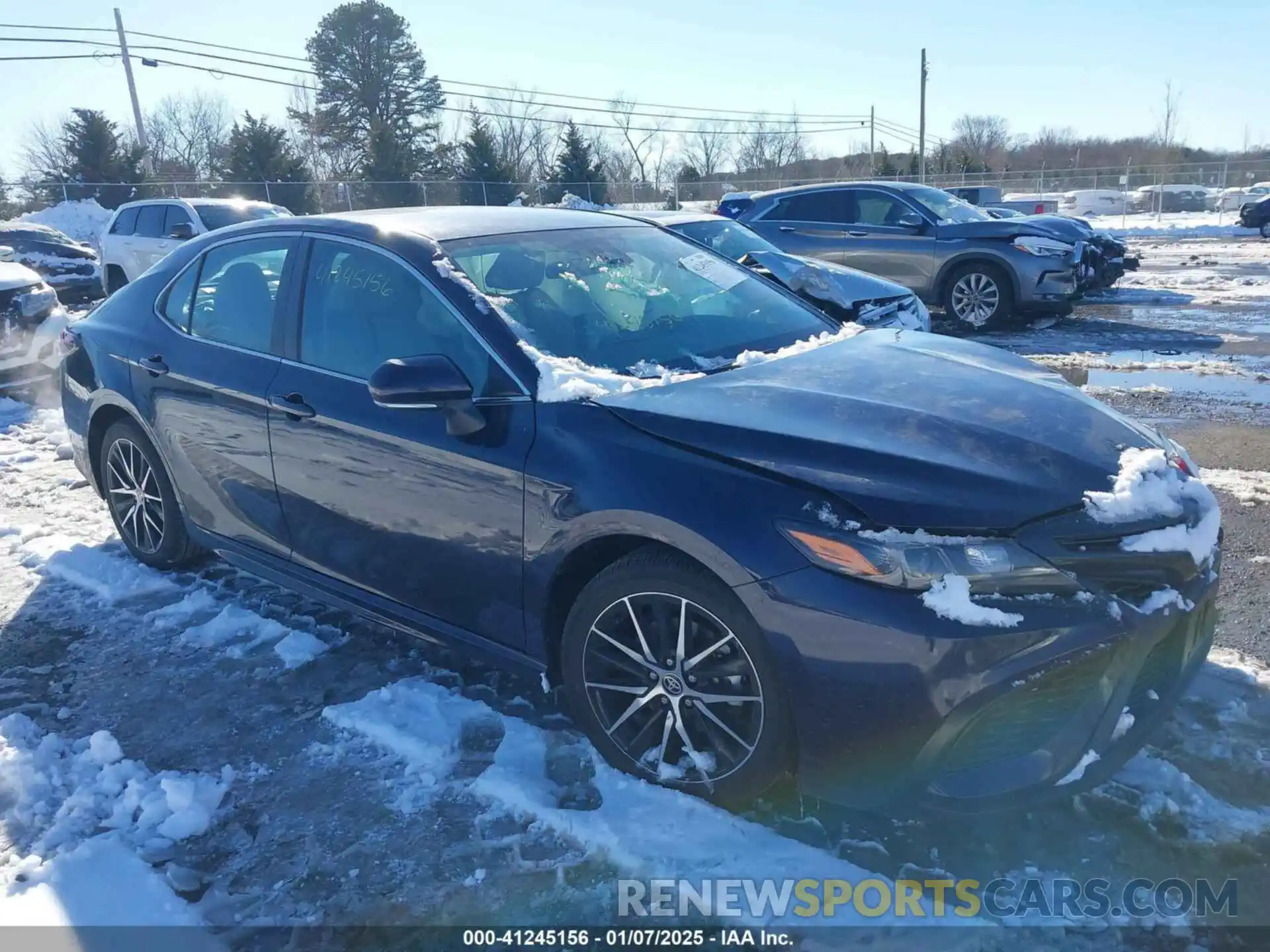 1 Photograph of a damaged car 4T1G11AK7NU637447 TOYOTA CAMRY 2022