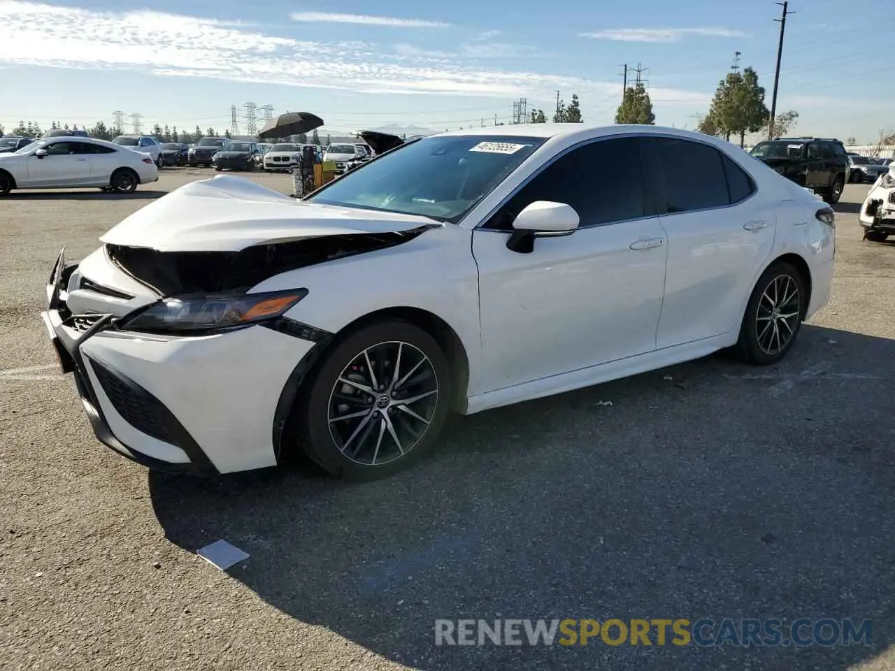 1 Photograph of a damaged car 4T1G11AK7NU640736 TOYOTA CAMRY 2022