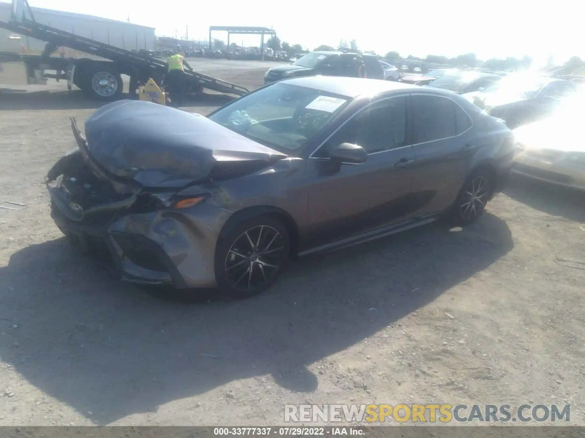 2 Photograph of a damaged car 4T1G11AK7NU655401 TOYOTA CAMRY 2022