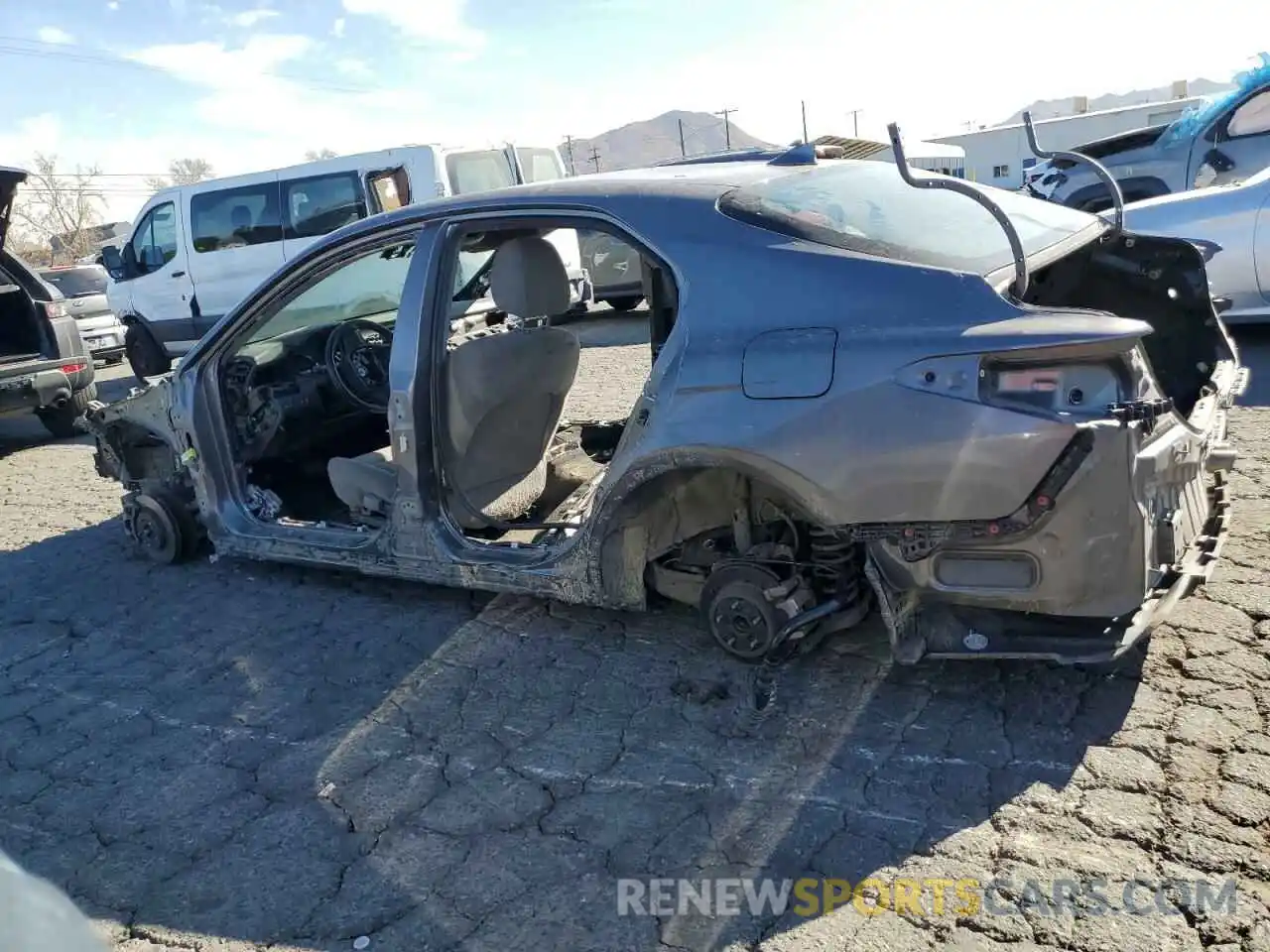 2 Photograph of a damaged car 4T1G11AK7NU670884 TOYOTA CAMRY 2022