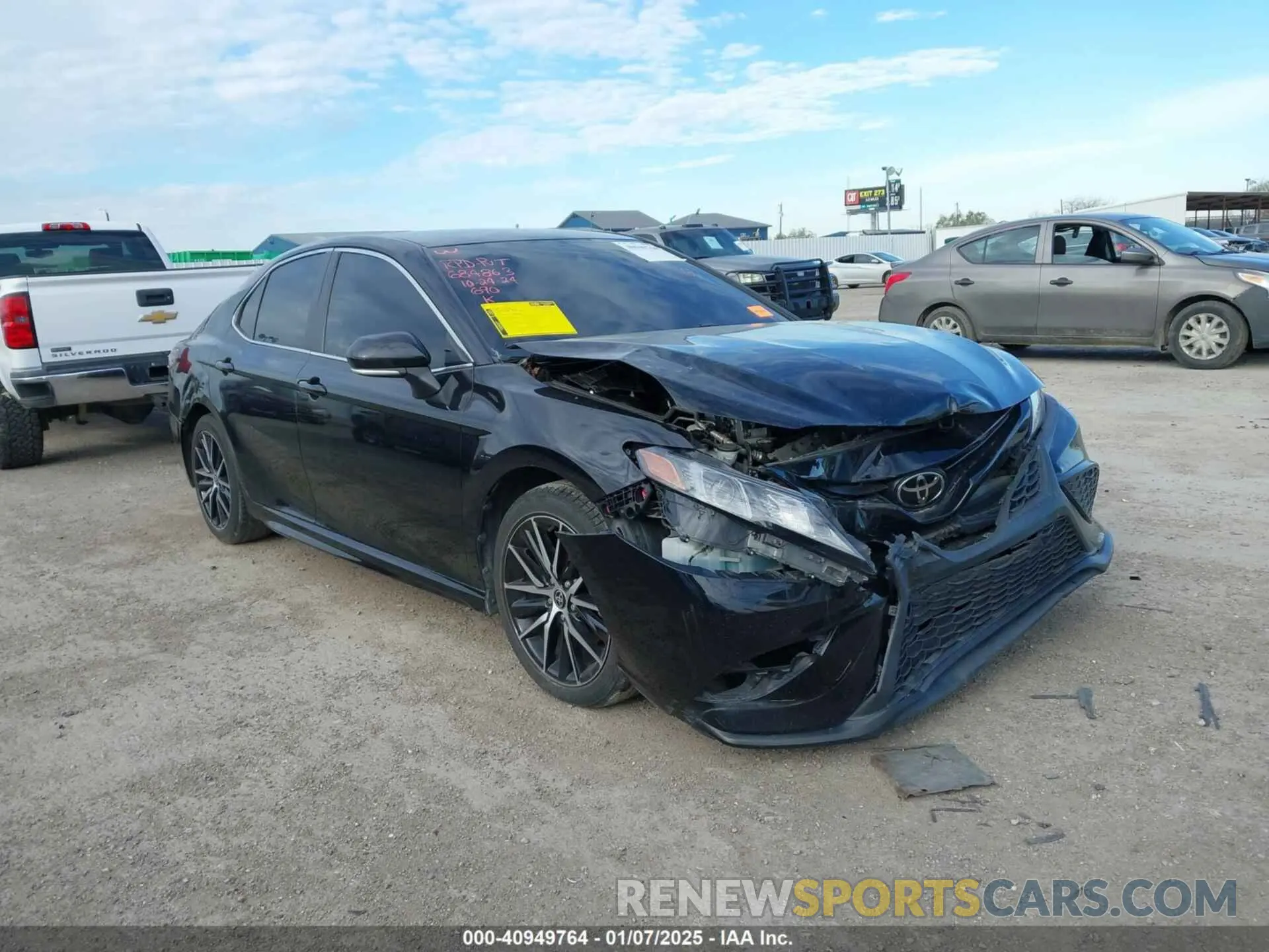 1 Photograph of a damaged car 4T1G11AK7NU673994 TOYOTA CAMRY 2022