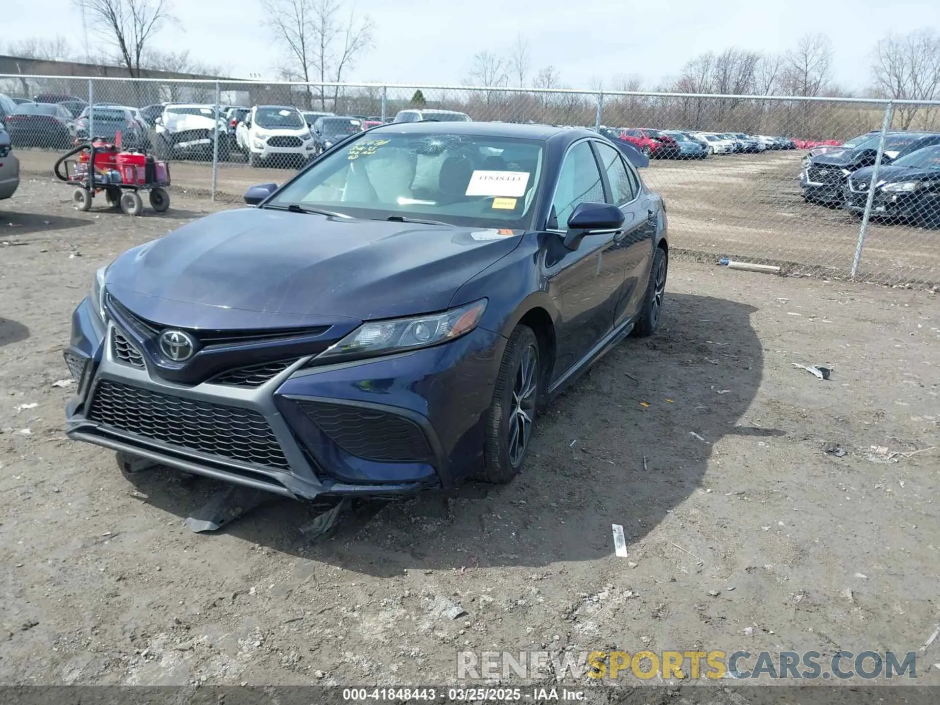 2 Photograph of a damaged car 4T1G11AK7NU674059 TOYOTA CAMRY 2022
