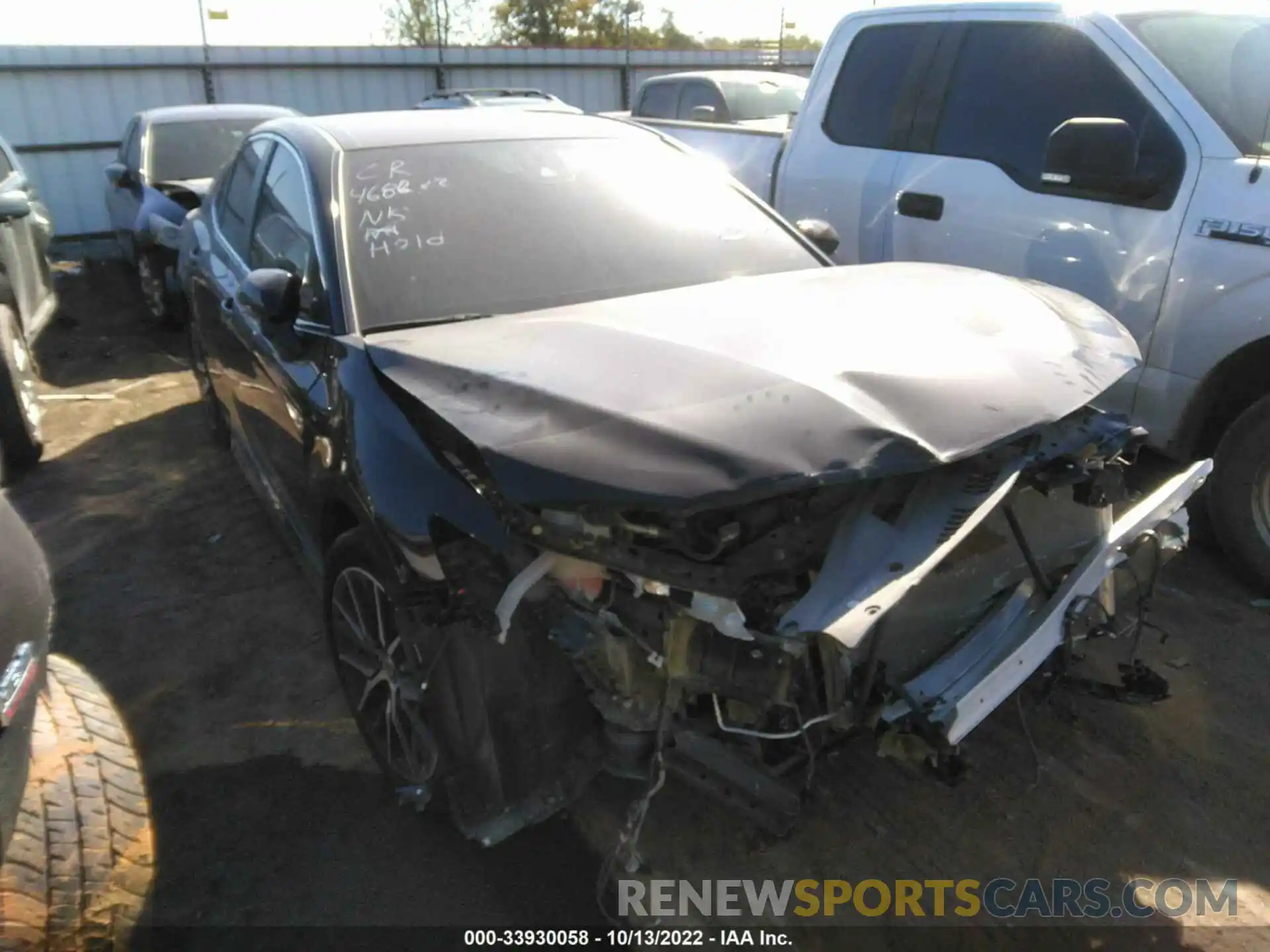 1 Photograph of a damaged car 4T1G11AK7NU684221 TOYOTA CAMRY 2022