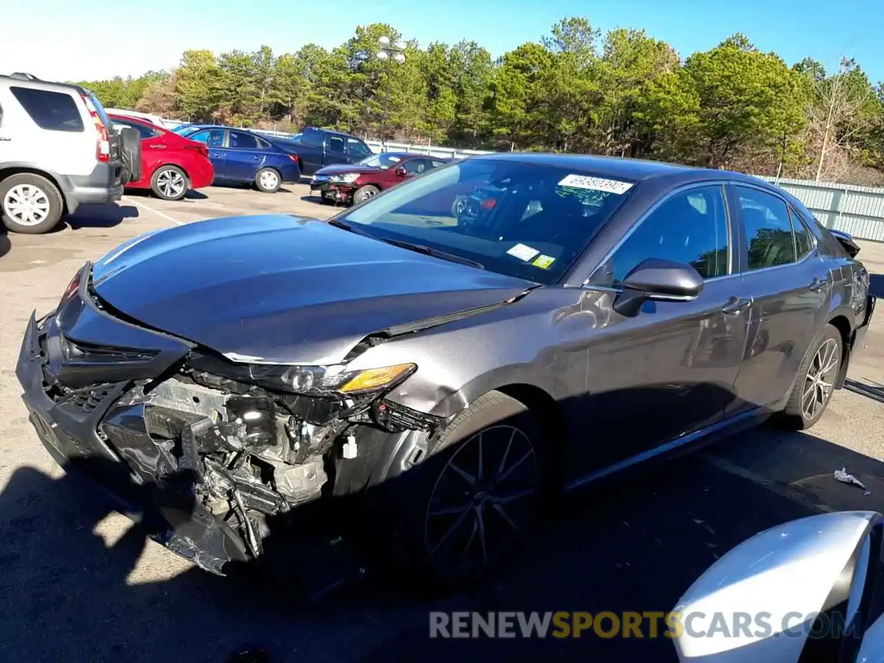 1 Photograph of a damaged car 4T1G11AK8NU619765 TOYOTA CAMRY 2022