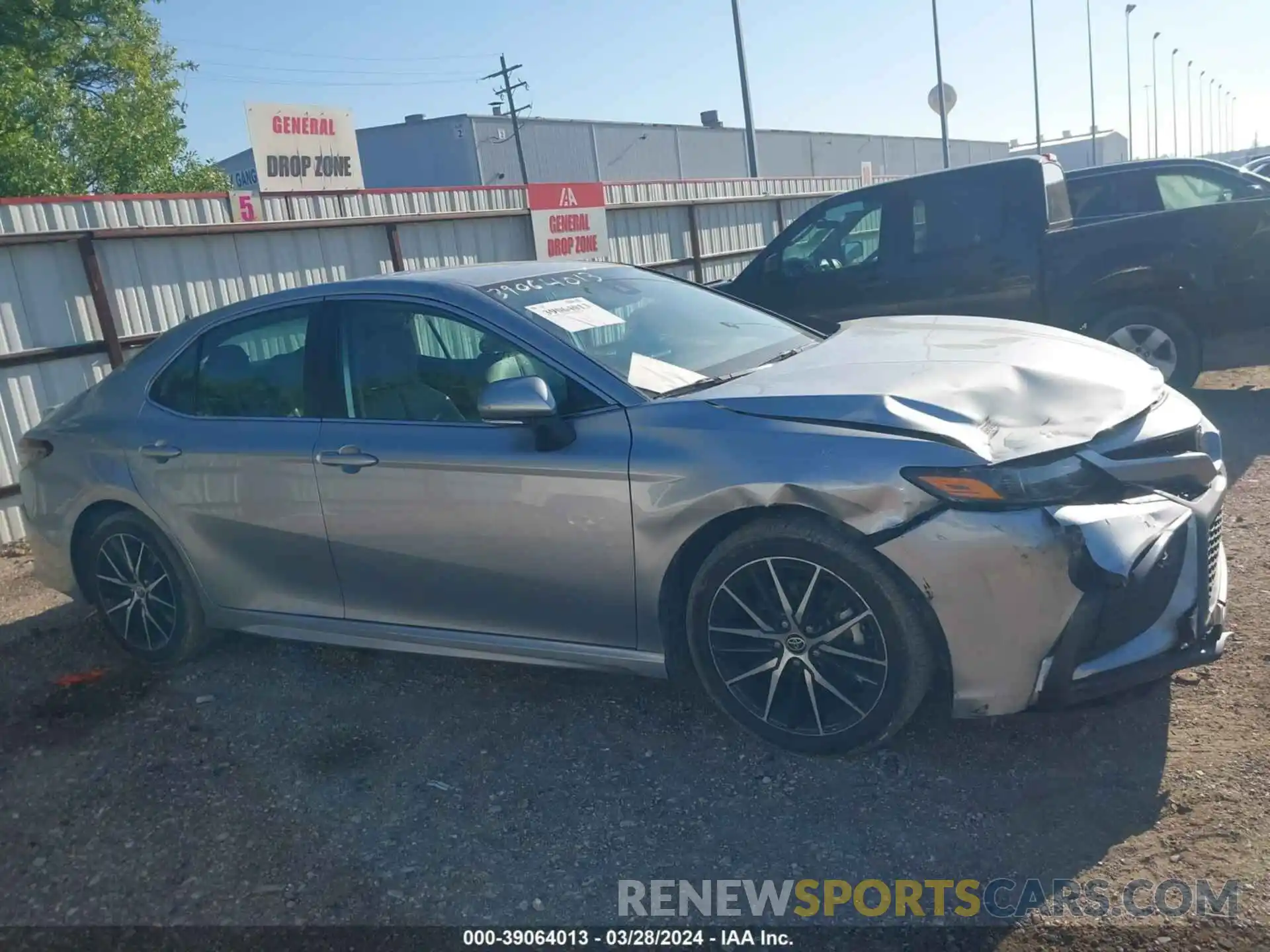 13 Photograph of a damaged car 4T1G11AK8NU632483 TOYOTA CAMRY 2022