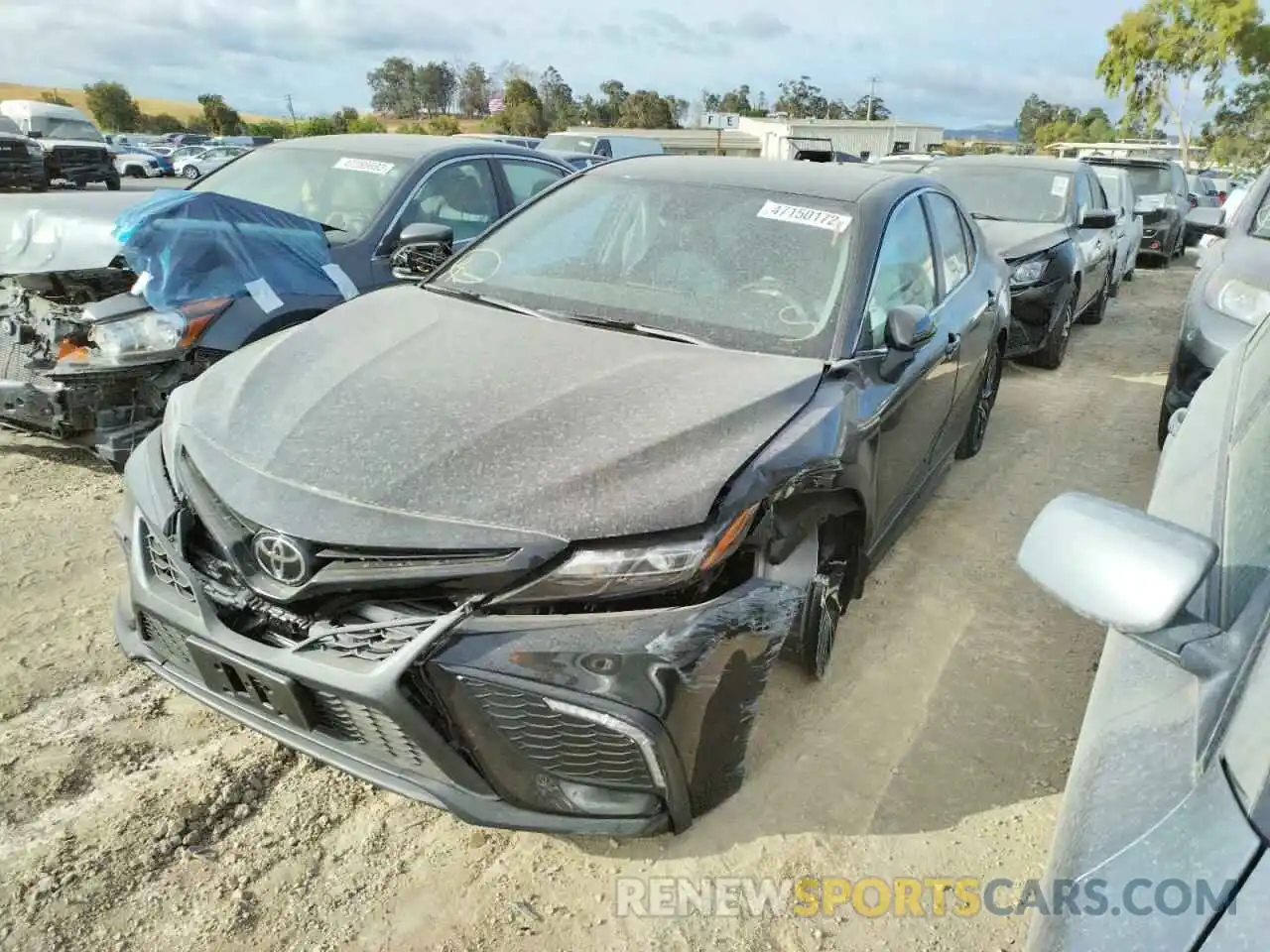 2 Photograph of a damaged car 4T1G11AK8NU643855 TOYOTA CAMRY 2022