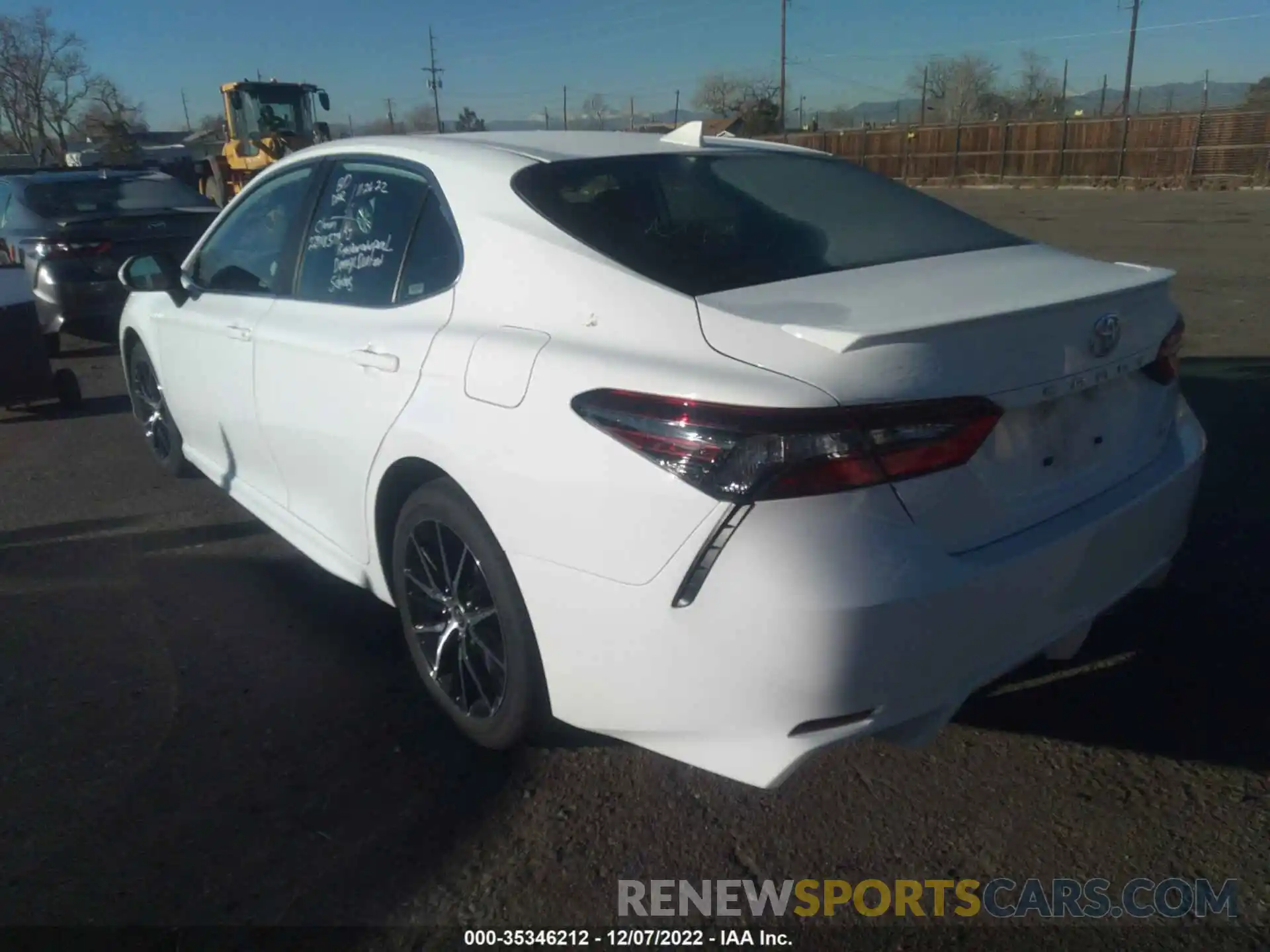 3 Photograph of a damaged car 4T1G11AK8NU692988 TOYOTA CAMRY 2022