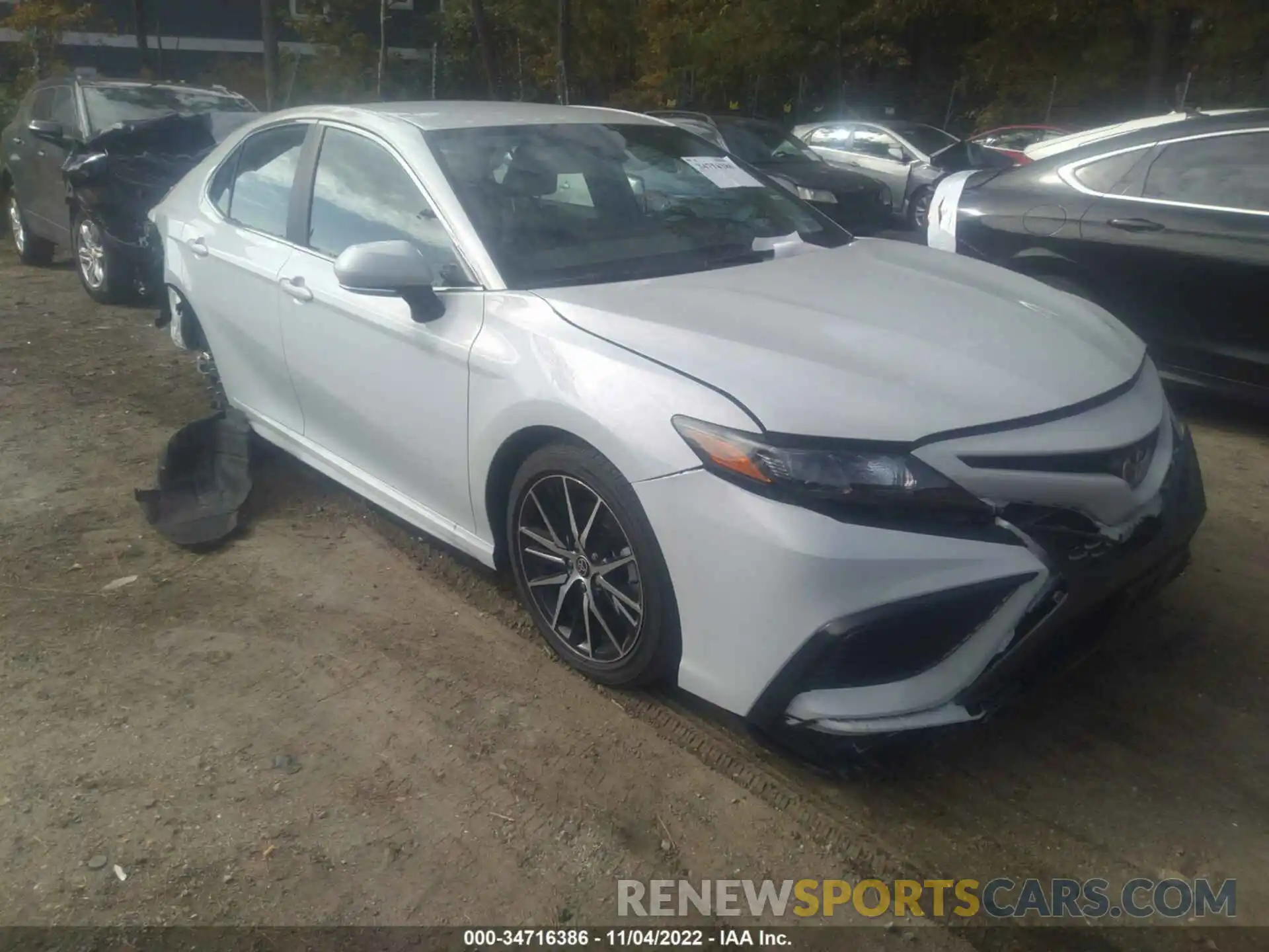 1 Photograph of a damaged car 4T1G11AK9NU053728 TOYOTA CAMRY 2022