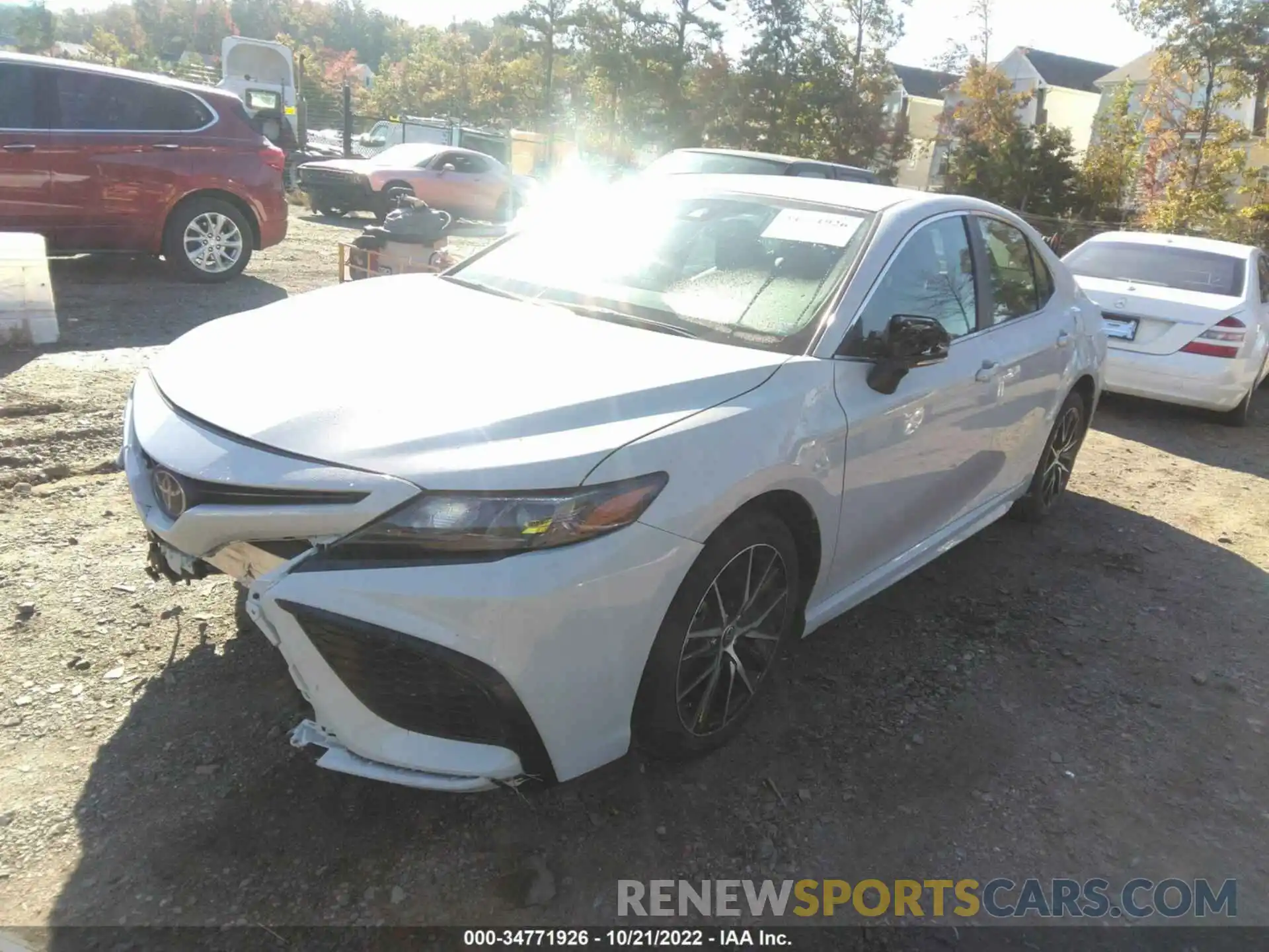 2 Photograph of a damaged car 4T1G11AK9NU062736 TOYOTA CAMRY 2022