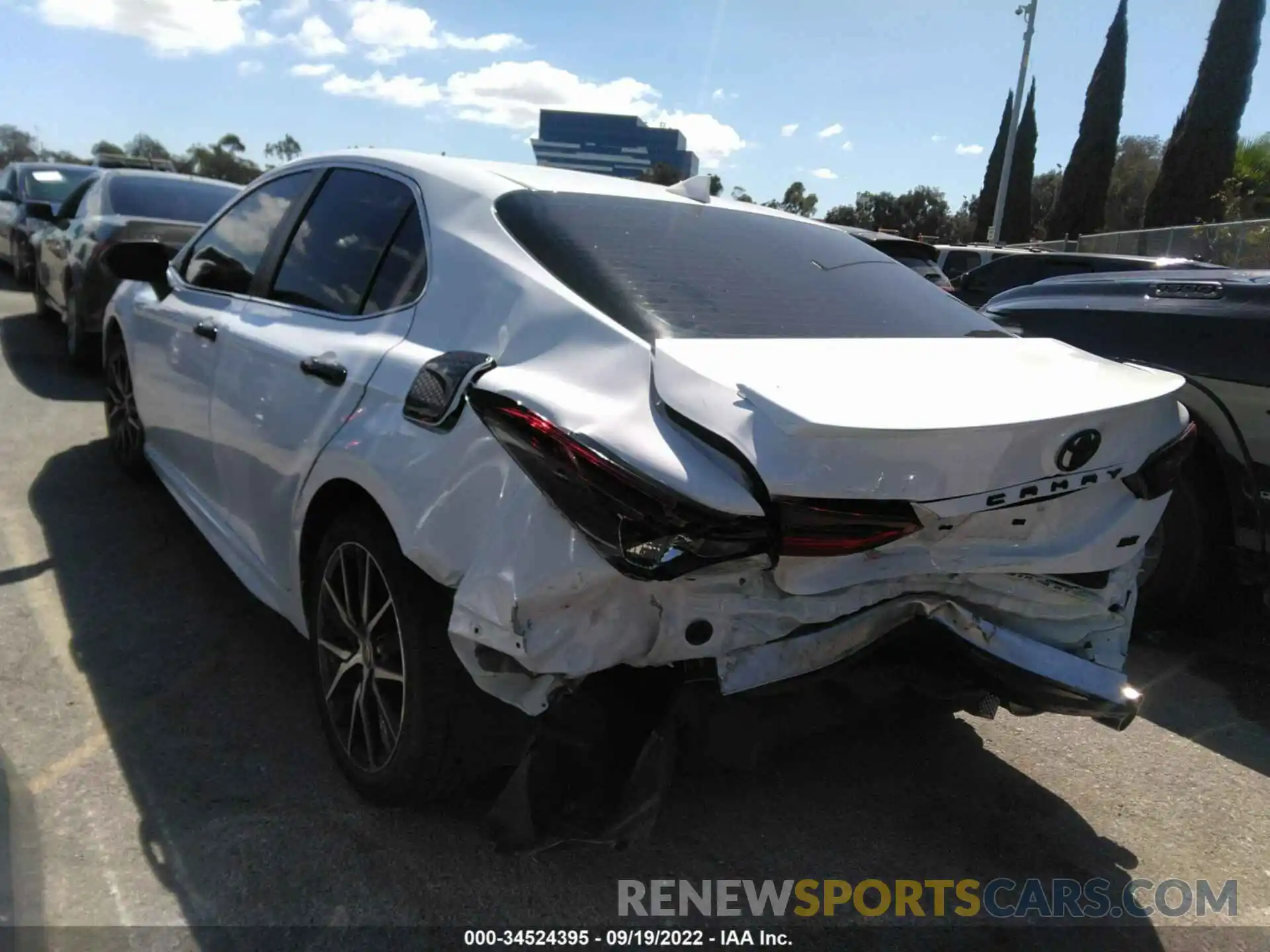 3 Photograph of a damaged car 4T1G11AK9NU688982 TOYOTA CAMRY 2022