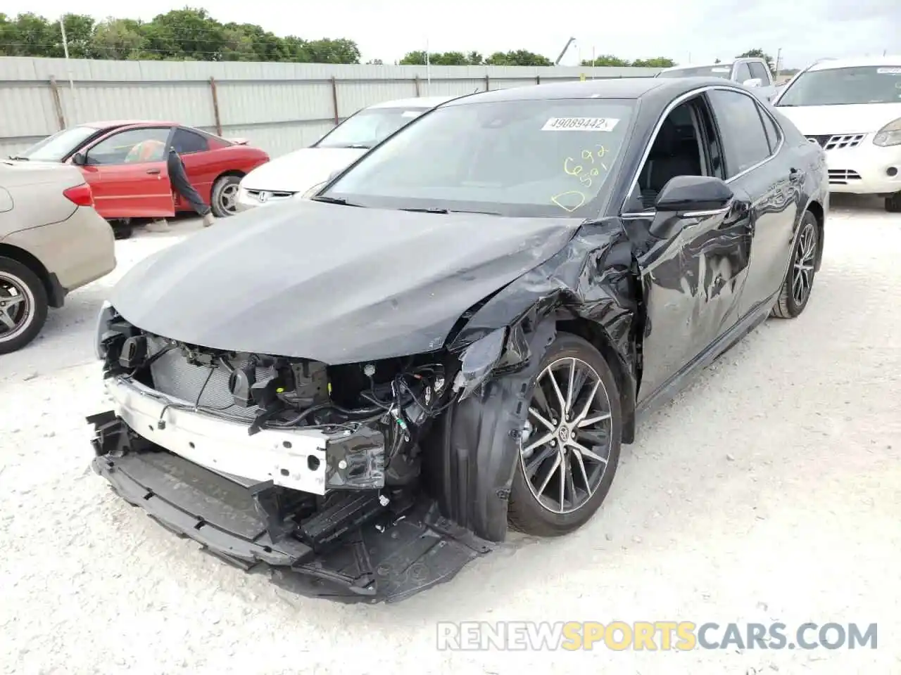 2 Photograph of a damaged car 4T1G11AK9NU692501 TOYOTA CAMRY 2022