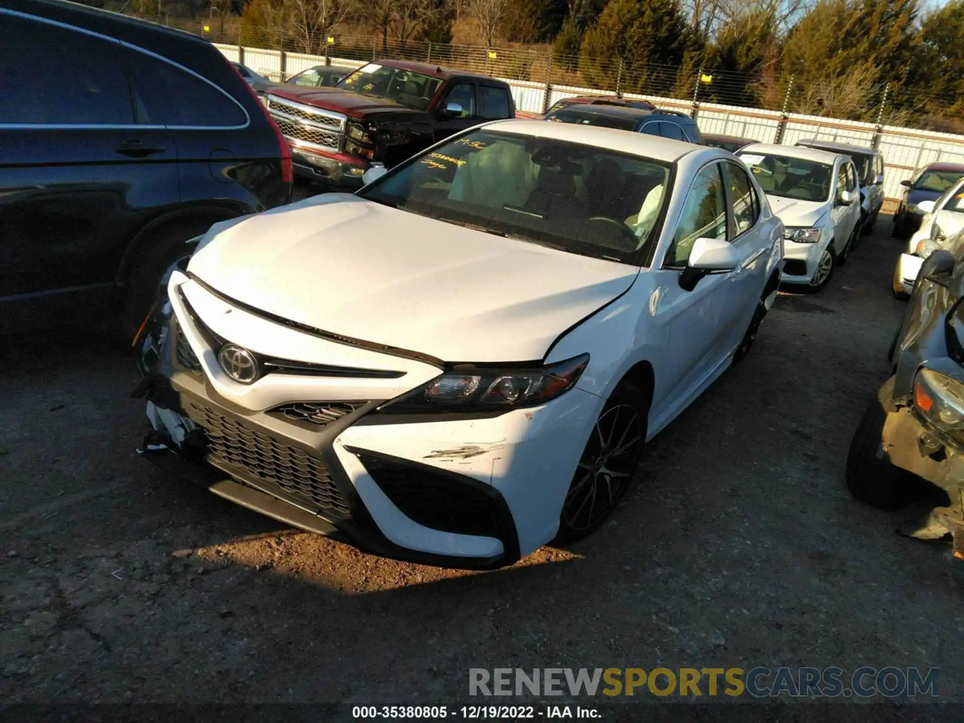 2 Photograph of a damaged car 4T1G11AKXNU002495 TOYOTA CAMRY 2022