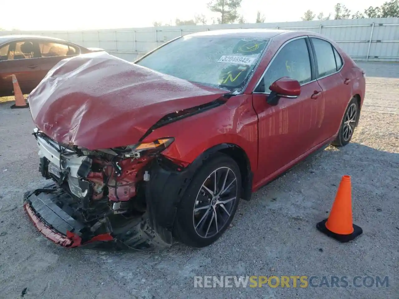 2 Photograph of a damaged car 4T1G11AKXNU015621 TOYOTA CAMRY 2022